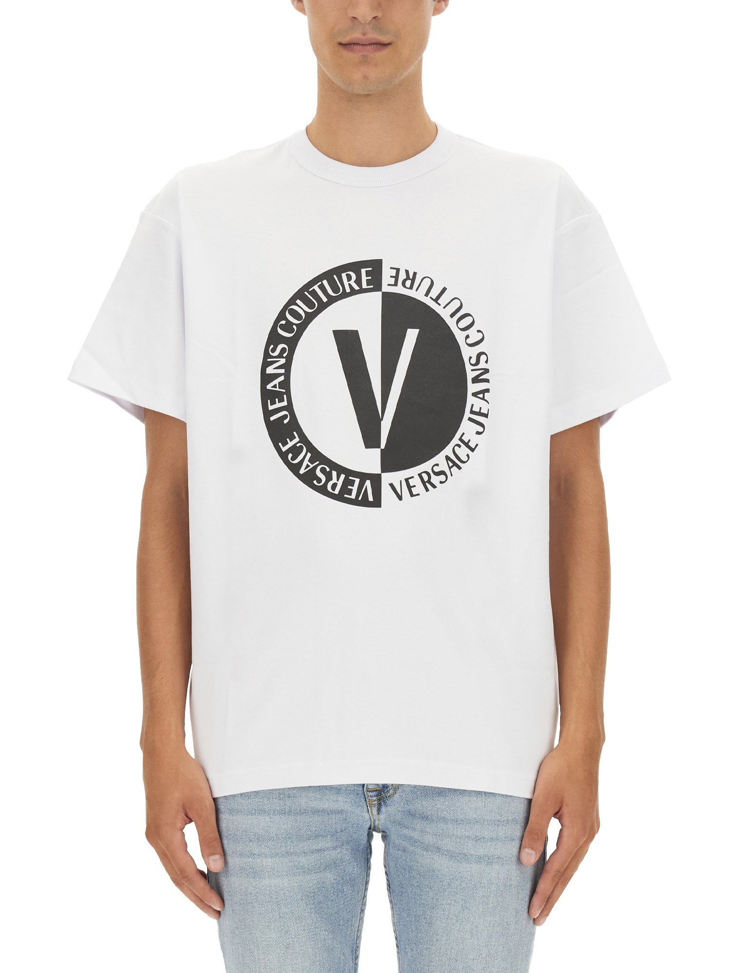 Versace Jeans Couture versace jeans couture logo print t-shirt