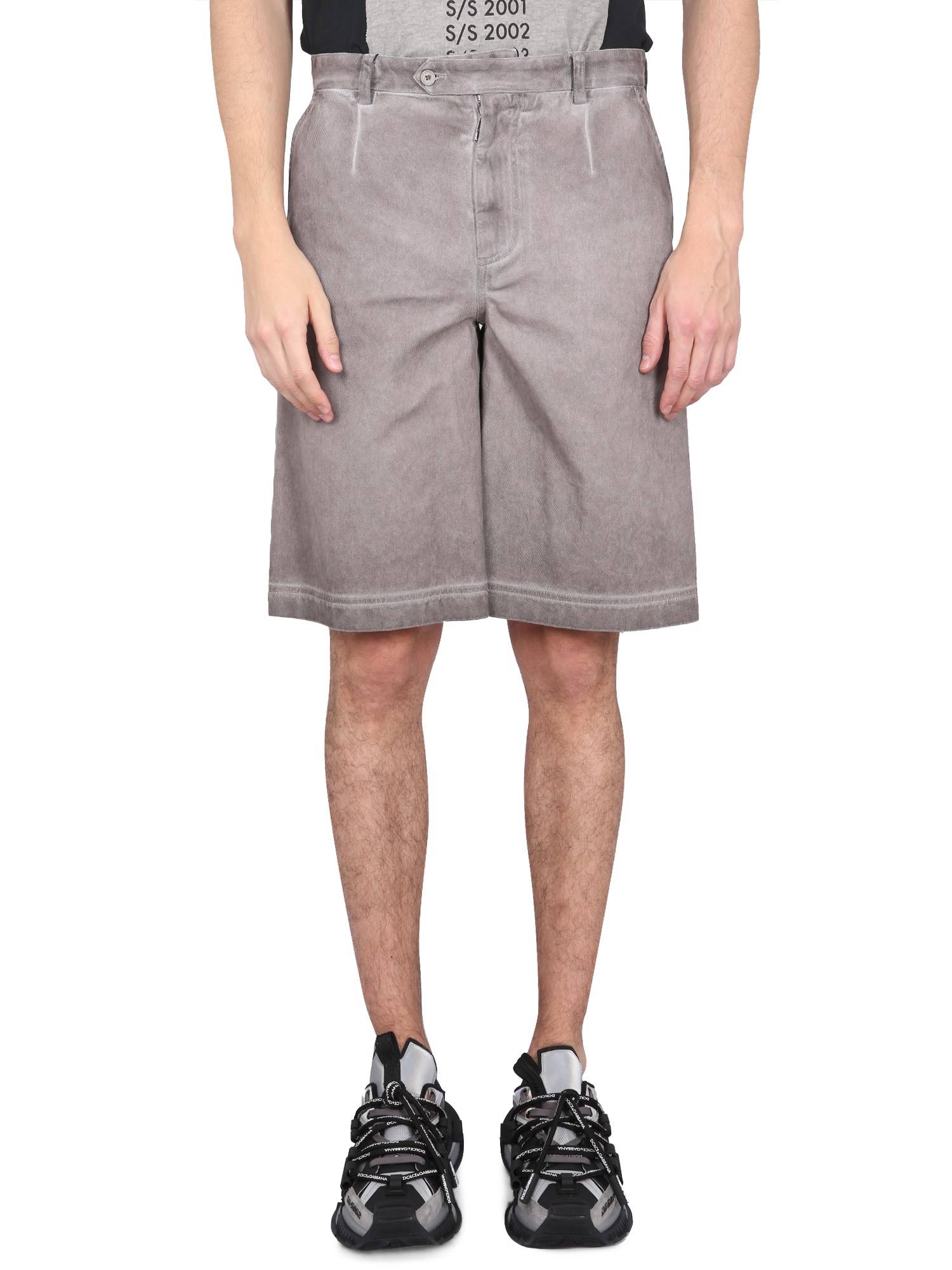 Dolce & Gabbana dolce & gabbana bermuda shorts with logo plaque