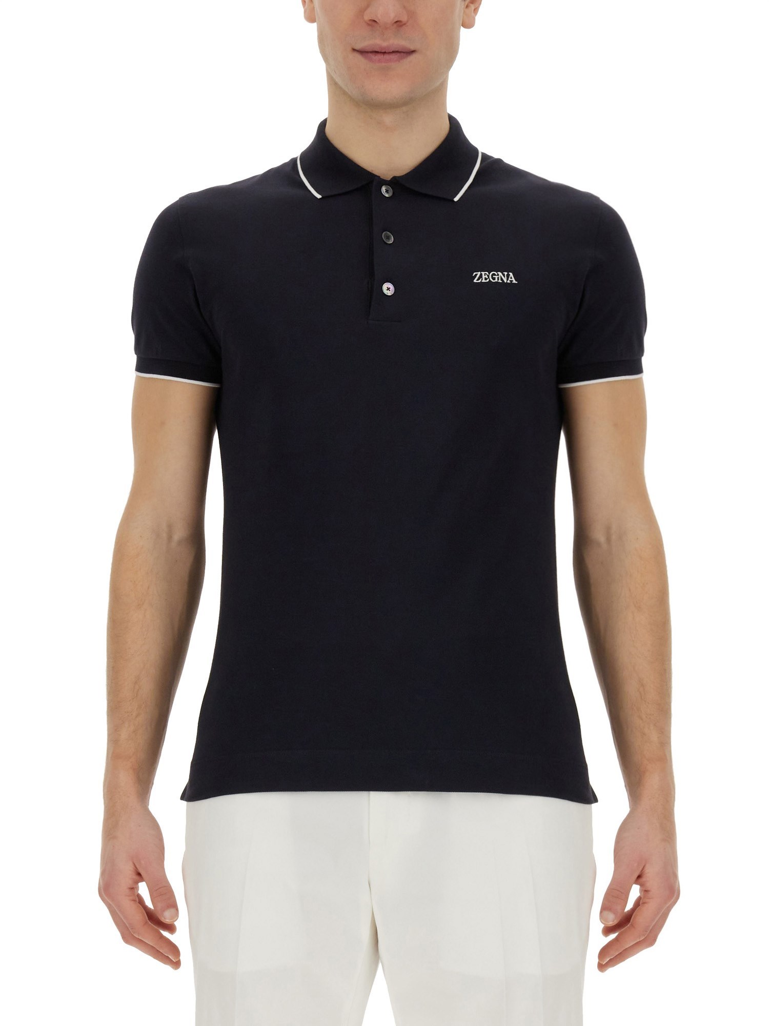 zegna zegna polo with logo