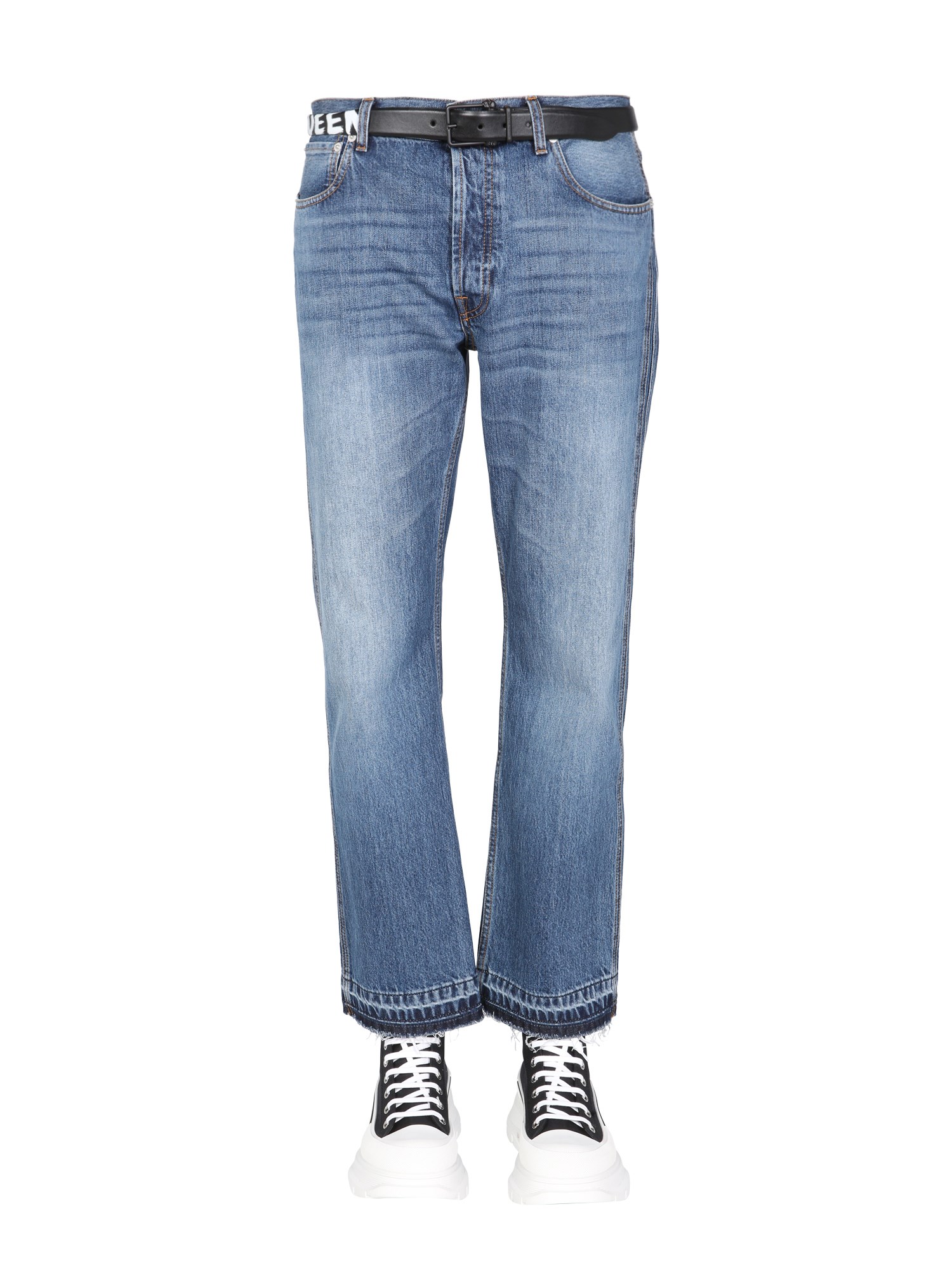 Alexander McQueen alexander mcqueen jeans with raw cut