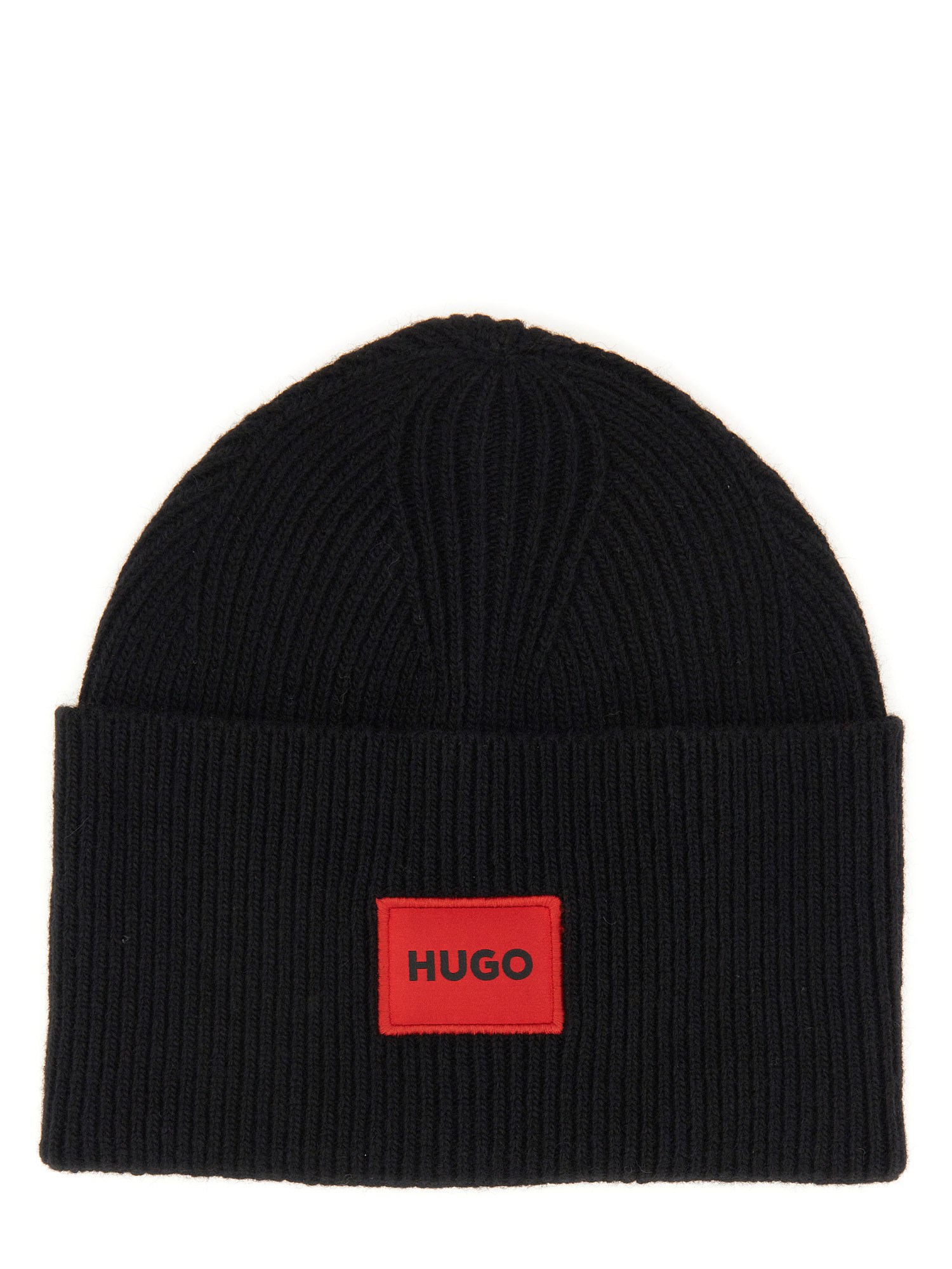 Hugo hugo beanie hat with logo