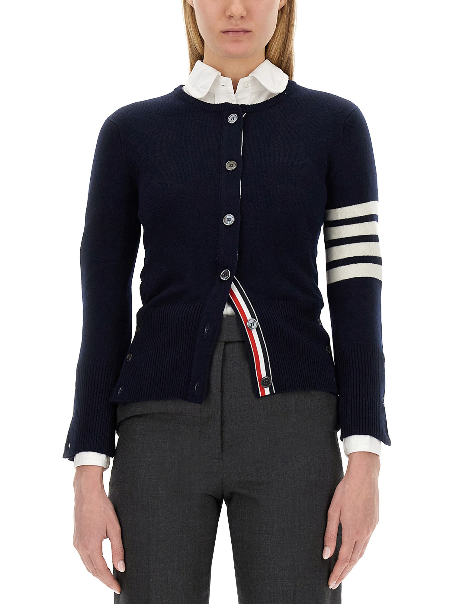 Thom Browne thom browne 4 bar cardigan