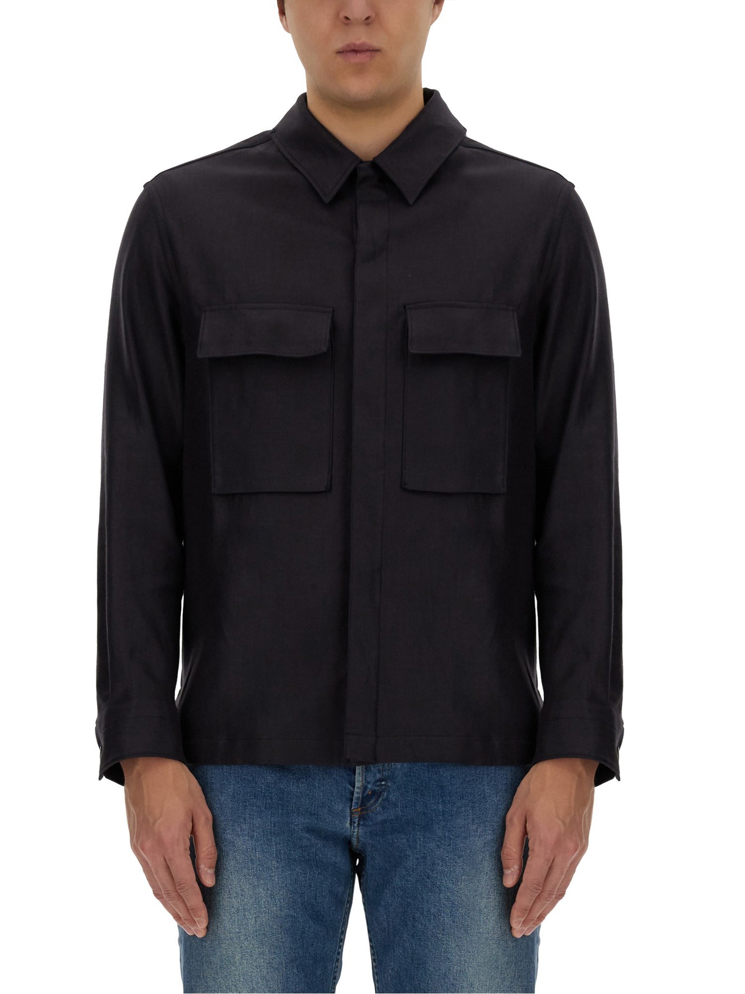 zegna zegna oversize shirt