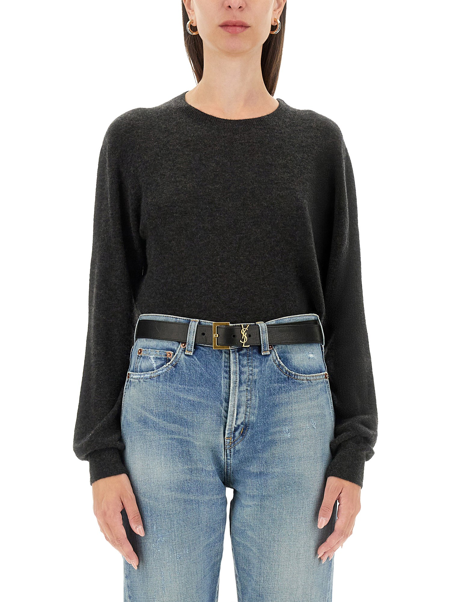 Saint Laurent saint laurent cashmere and silk sweater