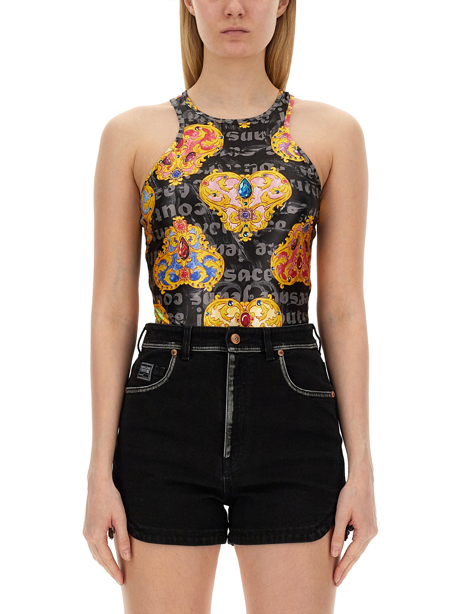 Versace Jeans Couture versace jeans couture top with print