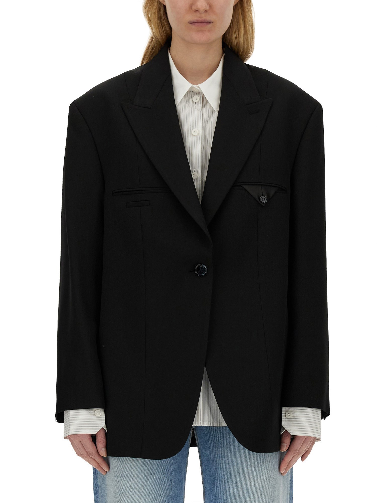 Acne Studios acne studios single-breasted jacket