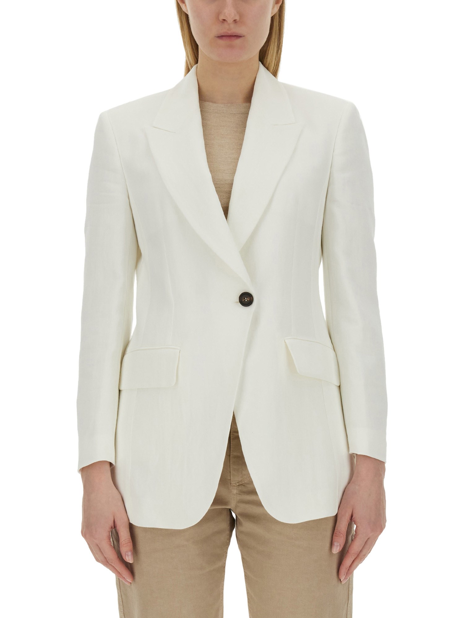 Brunello Cucinelli brunello cucinelli single-breasted jacket