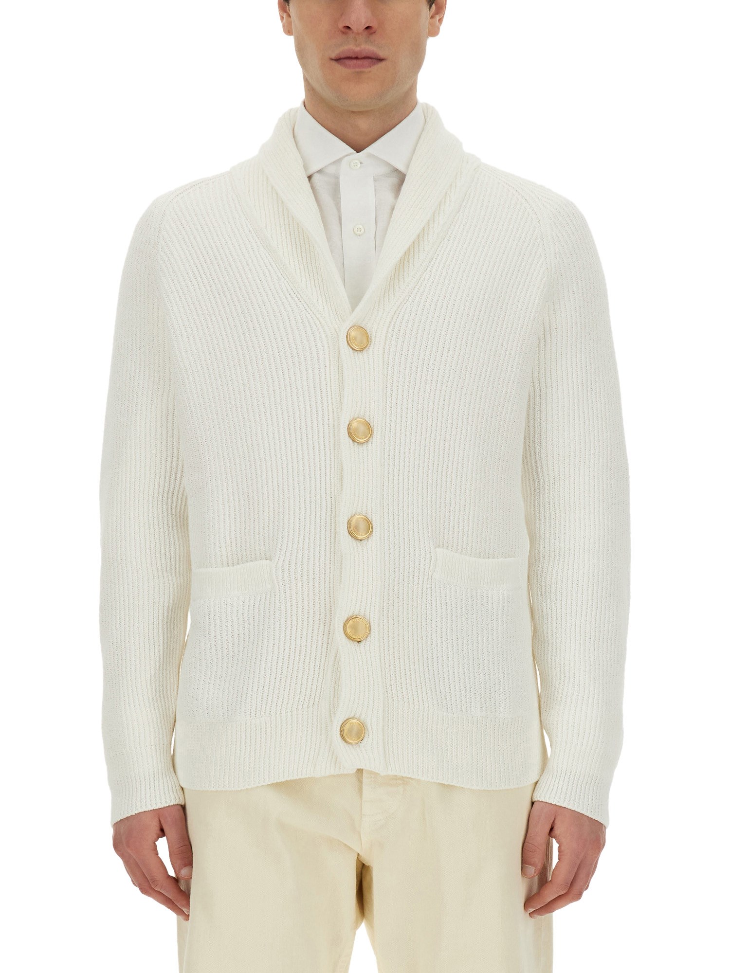 Brunello Cucinelli brunello cucinelli cardigan with logoed buttons