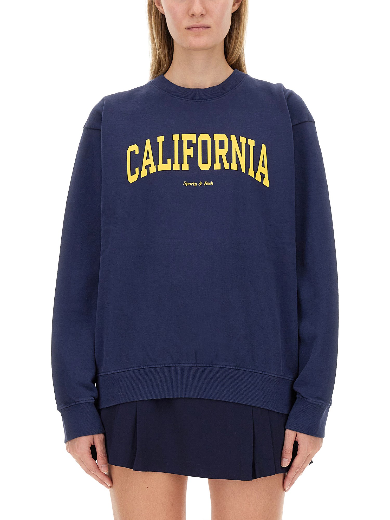 Sporty & Rich sporty & rich sweatshirt with logo