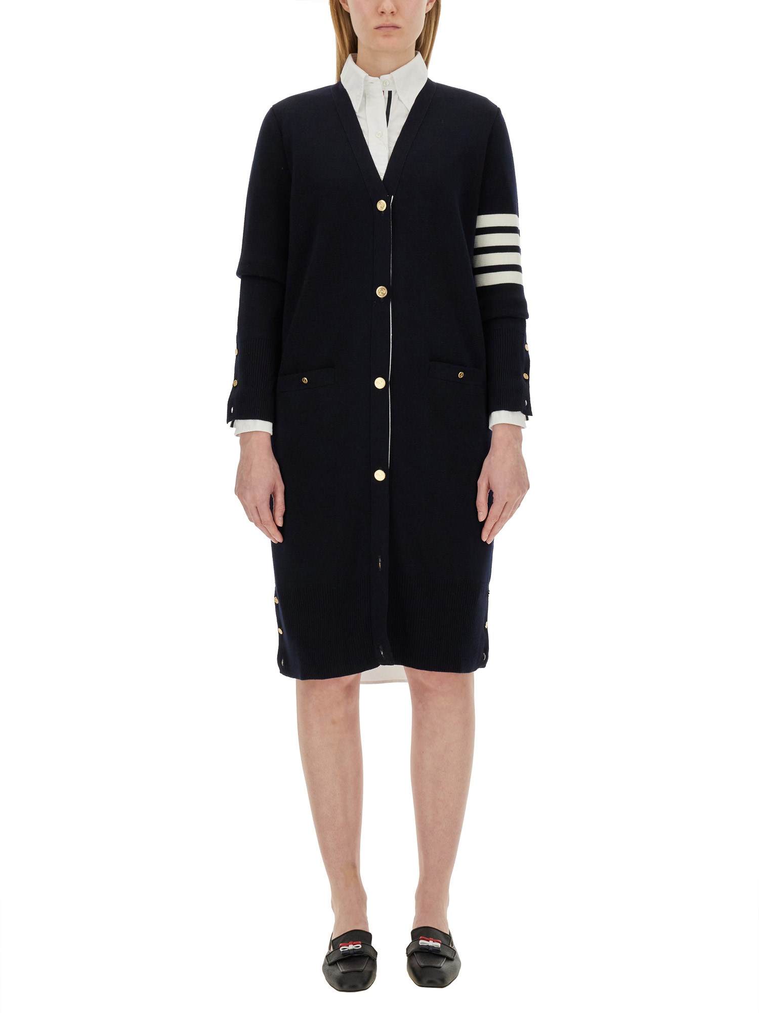 Thom Browne thom browne 4bar long cardigan