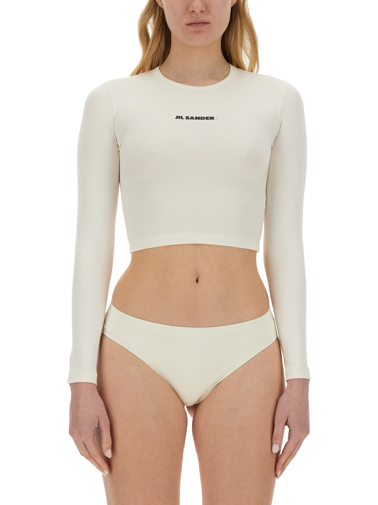 Jil Sander jil sander cropped swim top