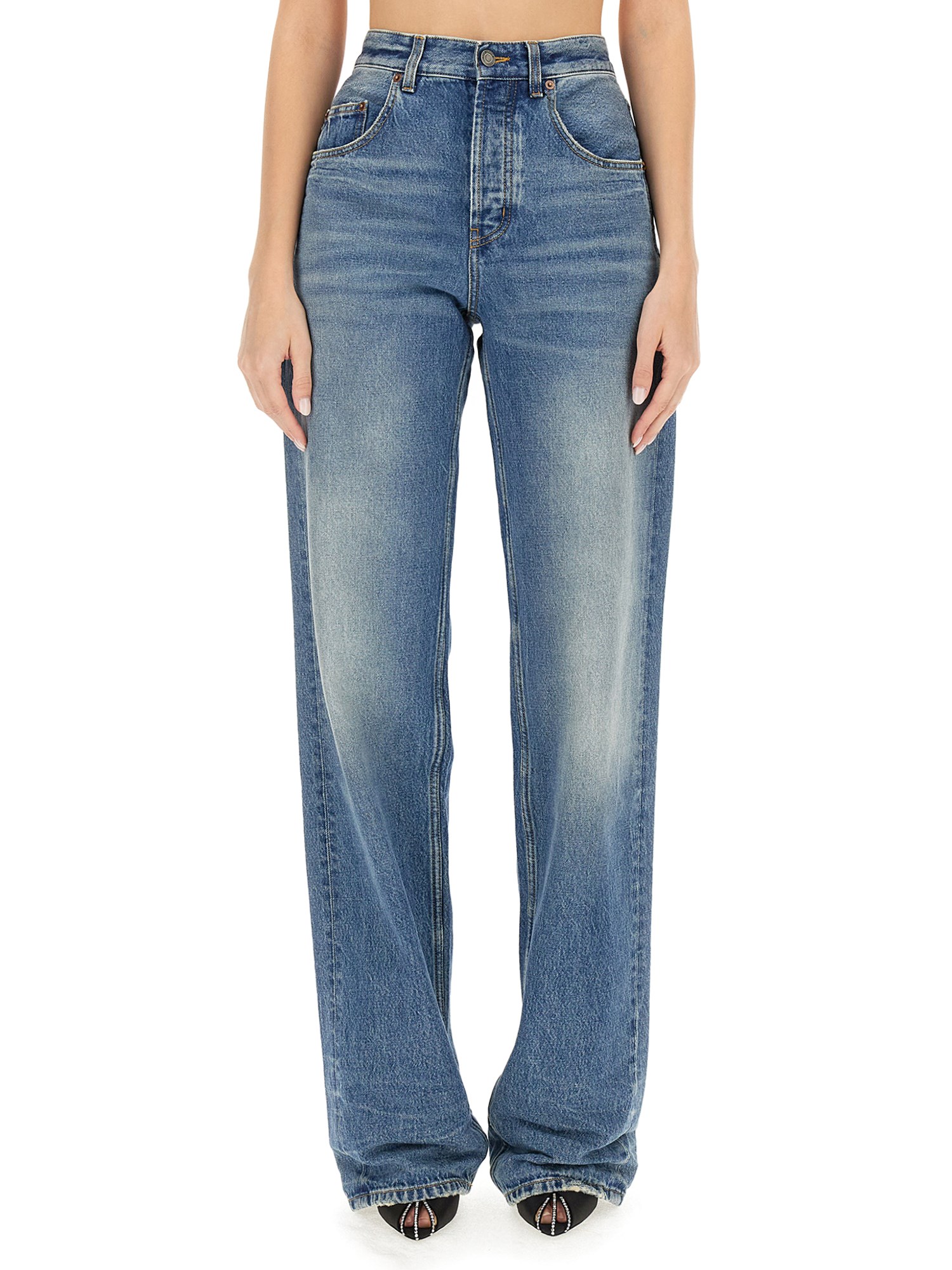 Saint Laurent saint laurent extra-long baggy jeans