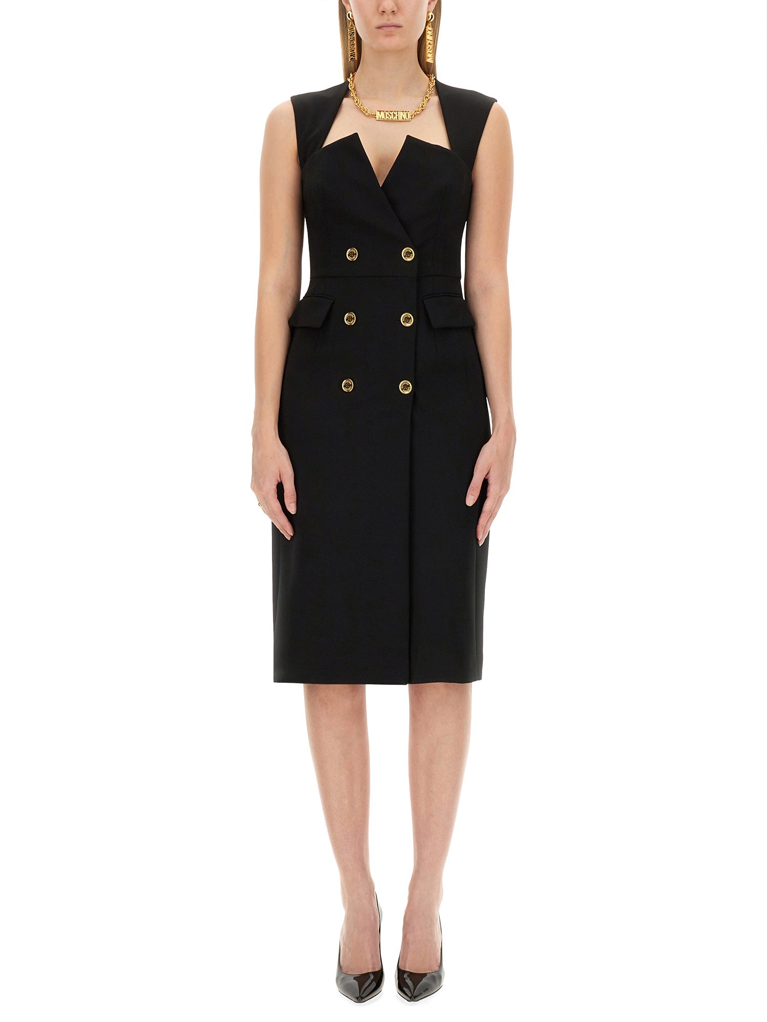 Moschino moschino crepe dress