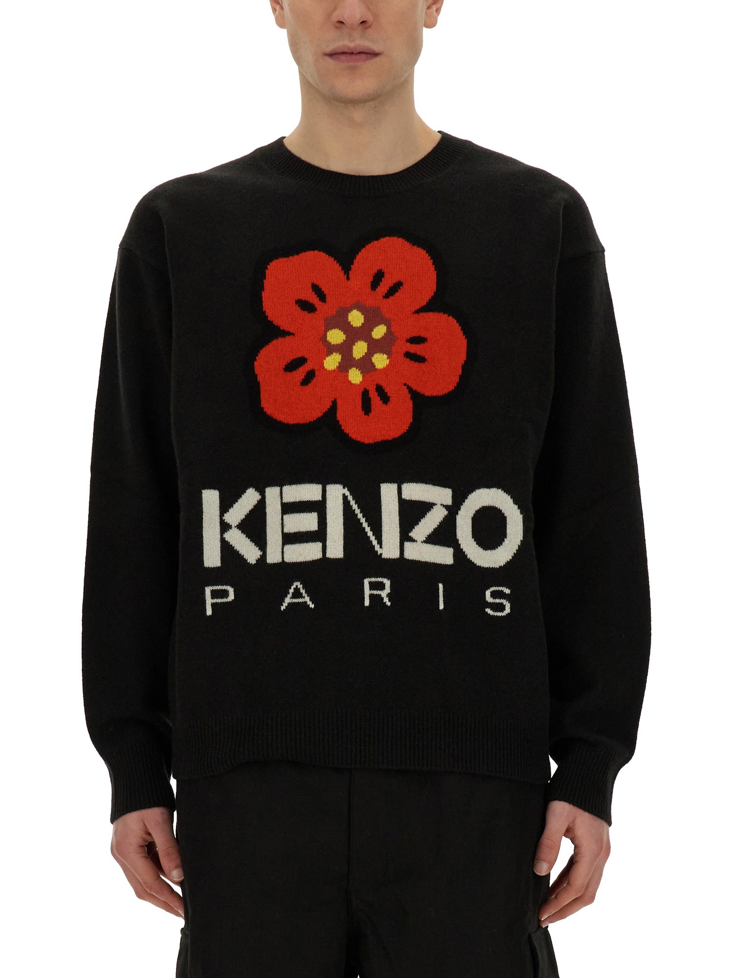 Kenzo kenzo jersey with embroidery boke flower