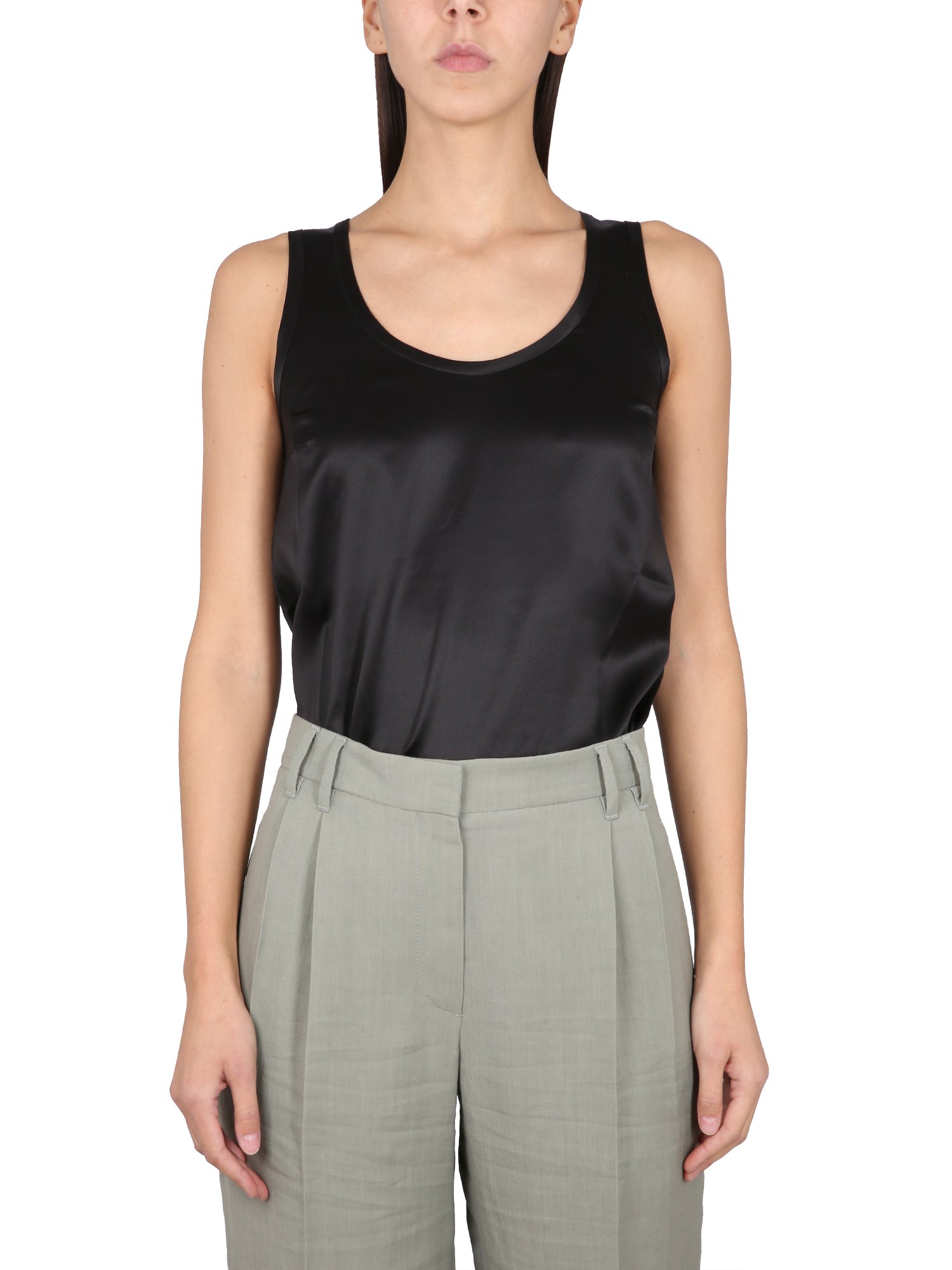 Brunello Cucinelli brunello cucinelli silk tank top