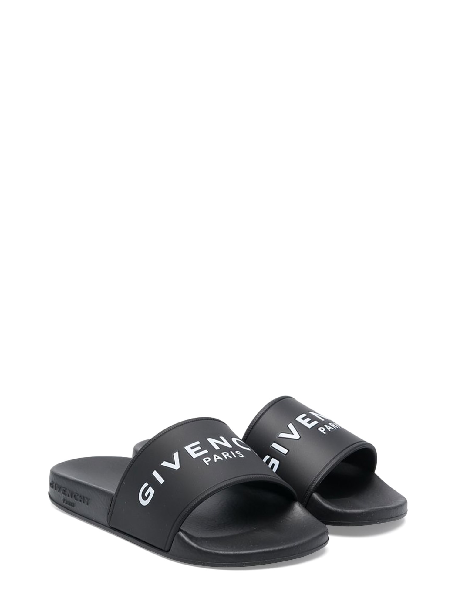 Givenchy givenchy rubber logo slippers