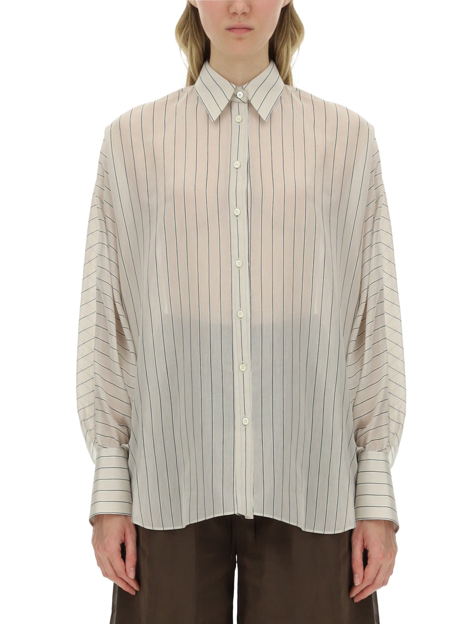 Brunello Cucinelli brunello cucinelli striped shirt