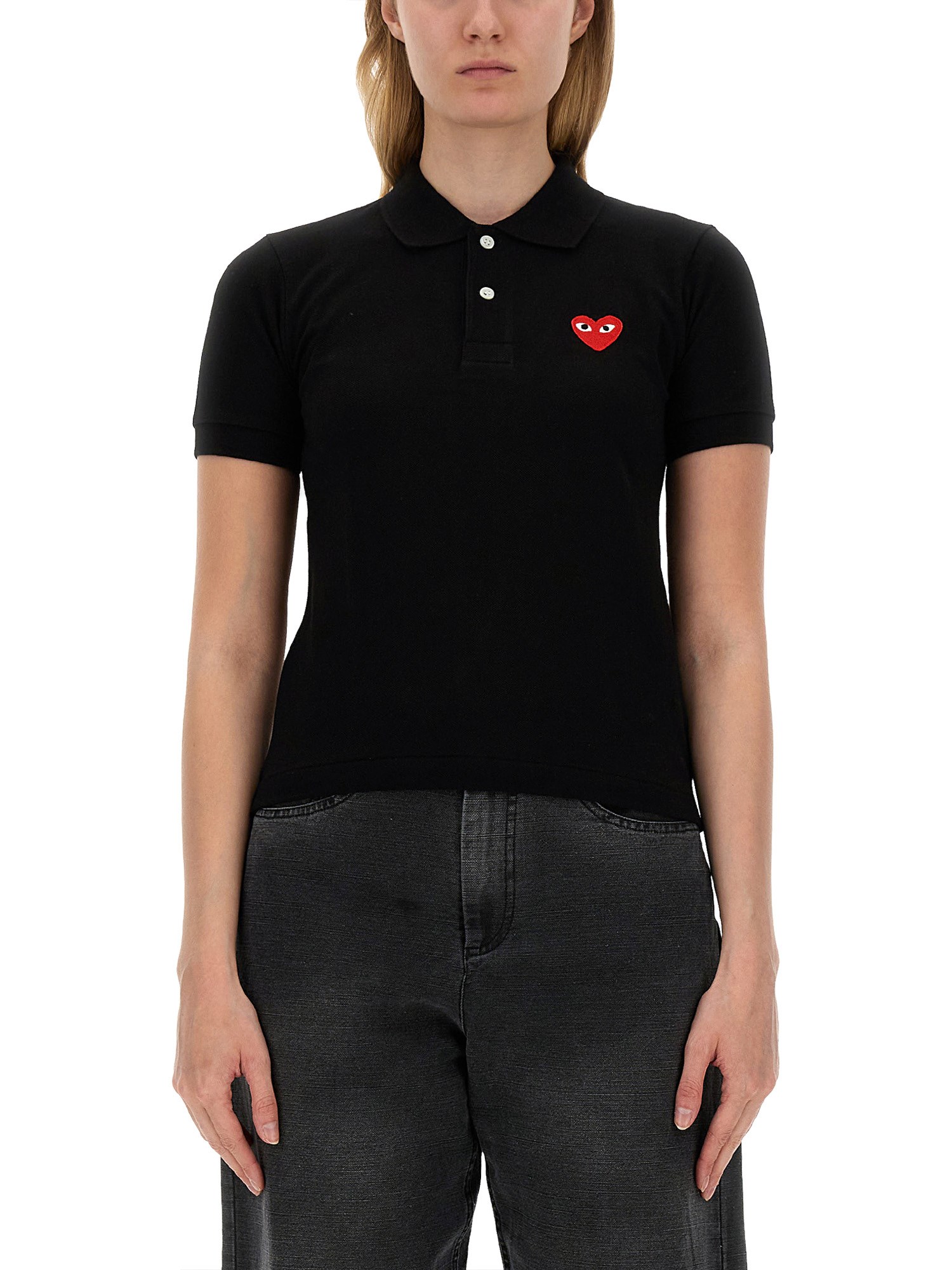 Comme Des Garçons Play comme des garcons play polo with logo