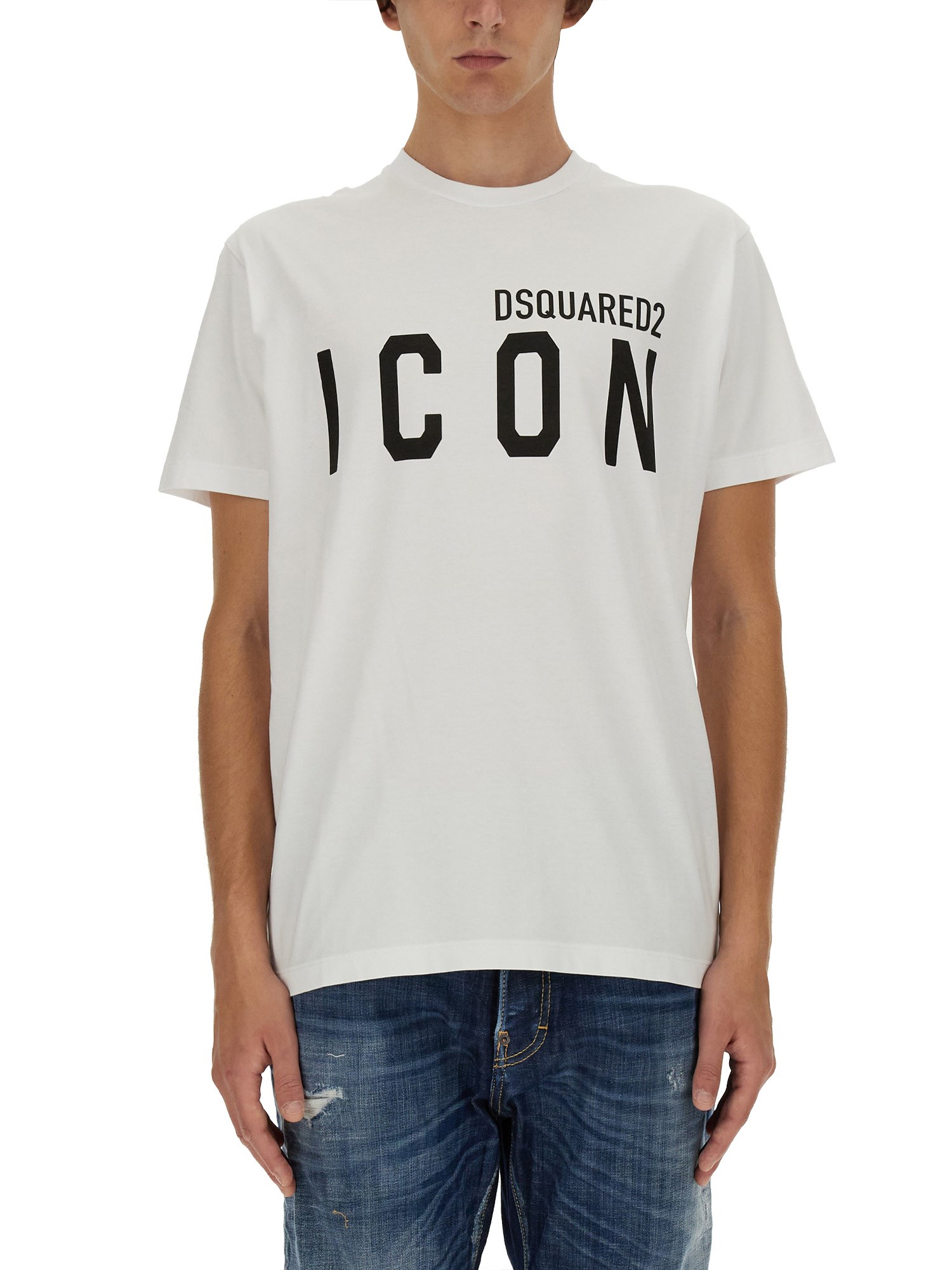 dsquared dsquared logo print t-shirt