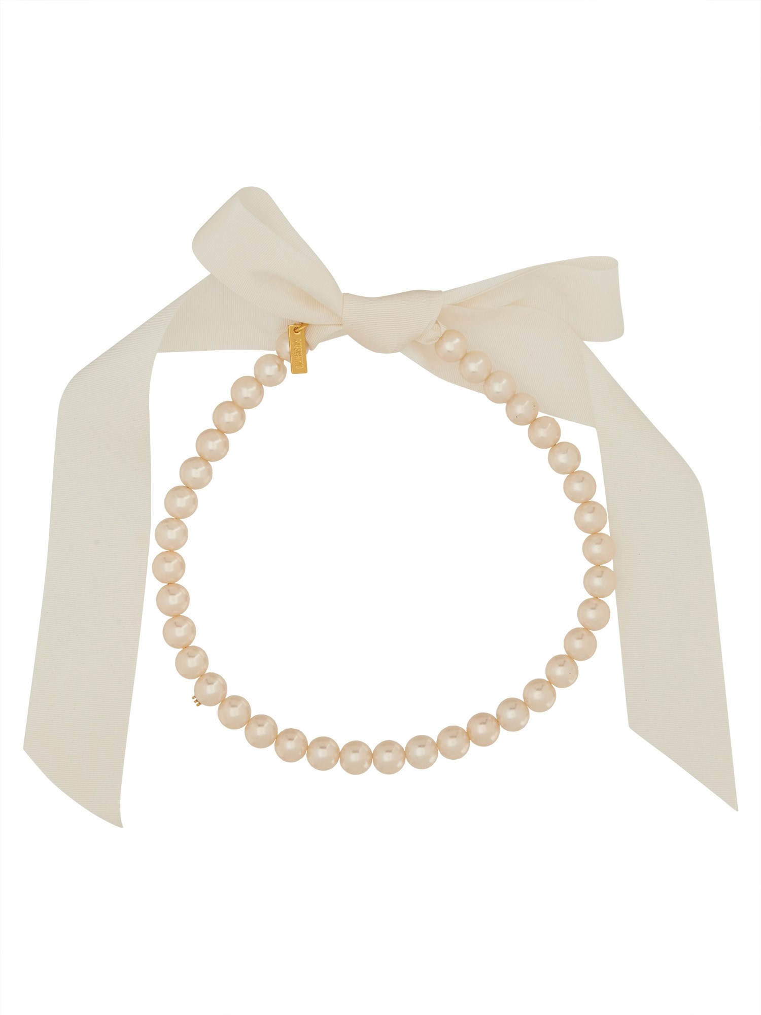 Moschino moschino necklace with pearls