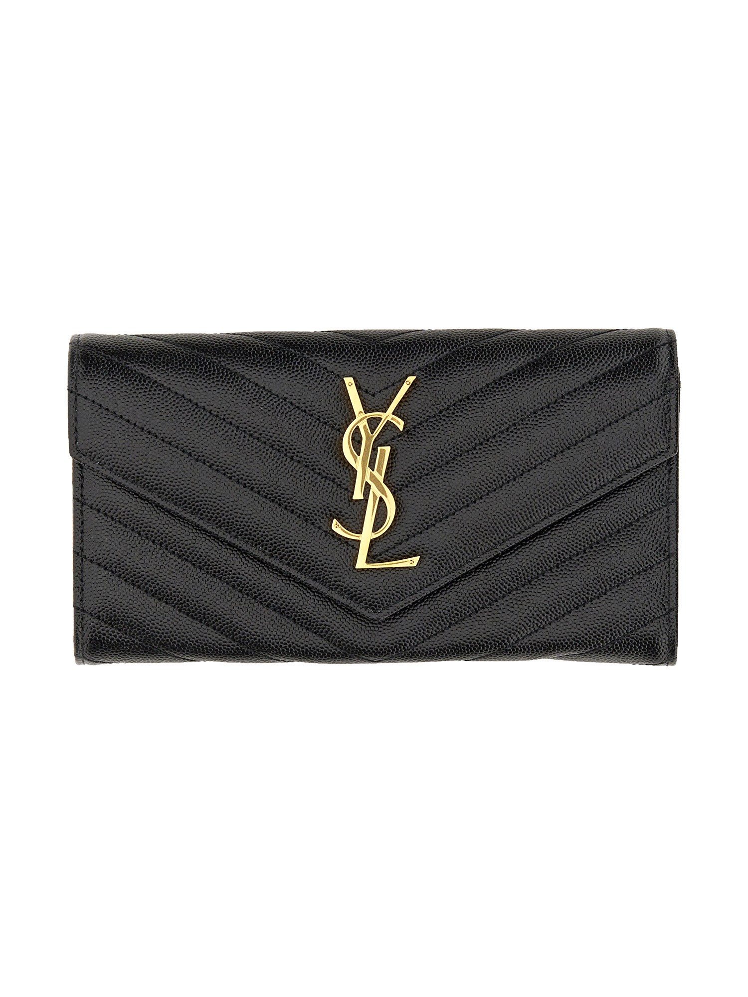 Saint Laurent saint laurent monogram logo wallet