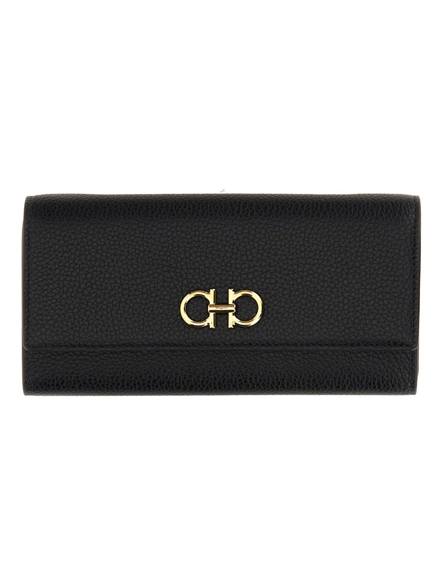 Ferragamo ferragamo "gancini" wallet with shoulder strap