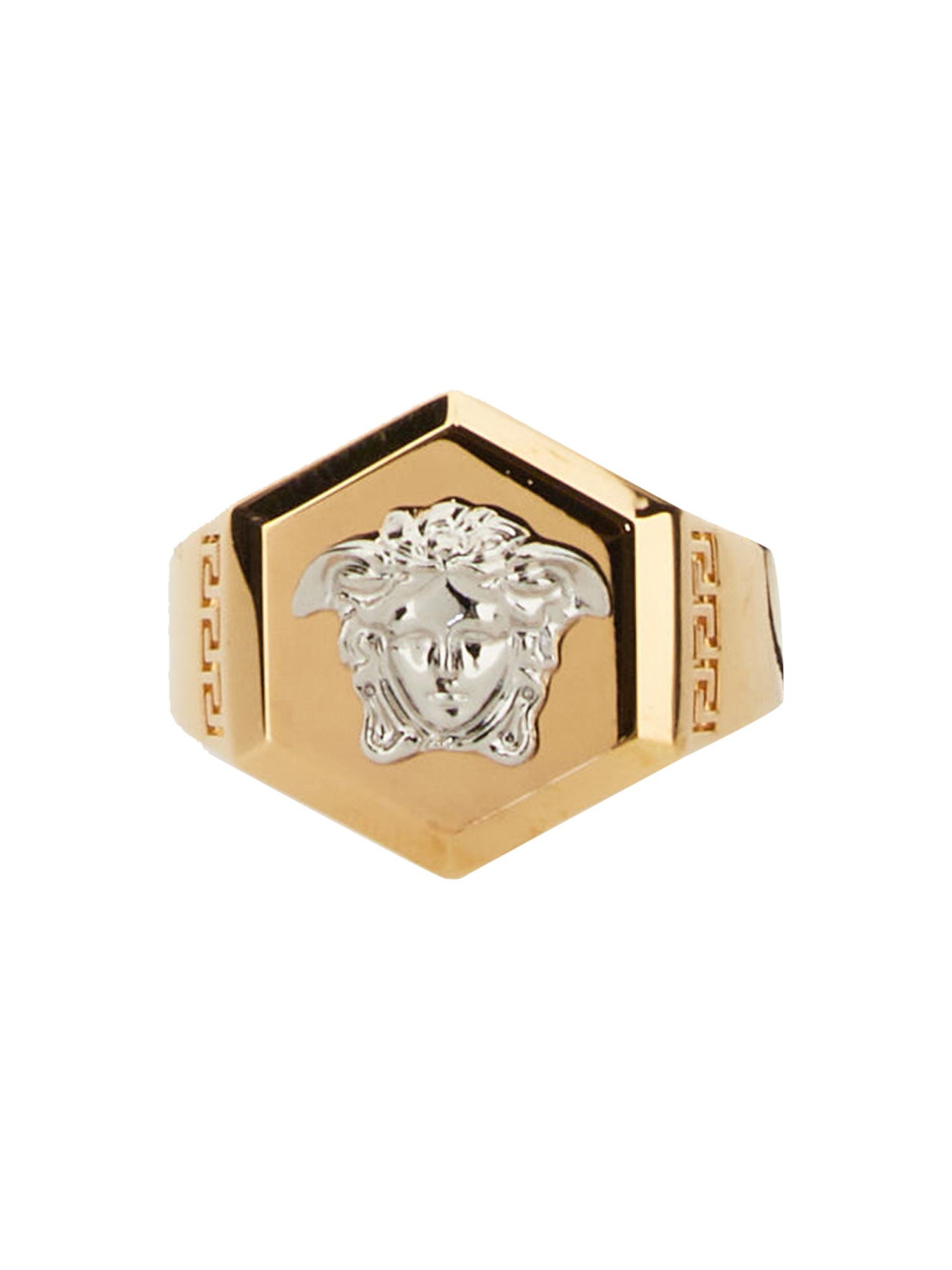 Versace versace "nuts & bolts jellyfish" ring