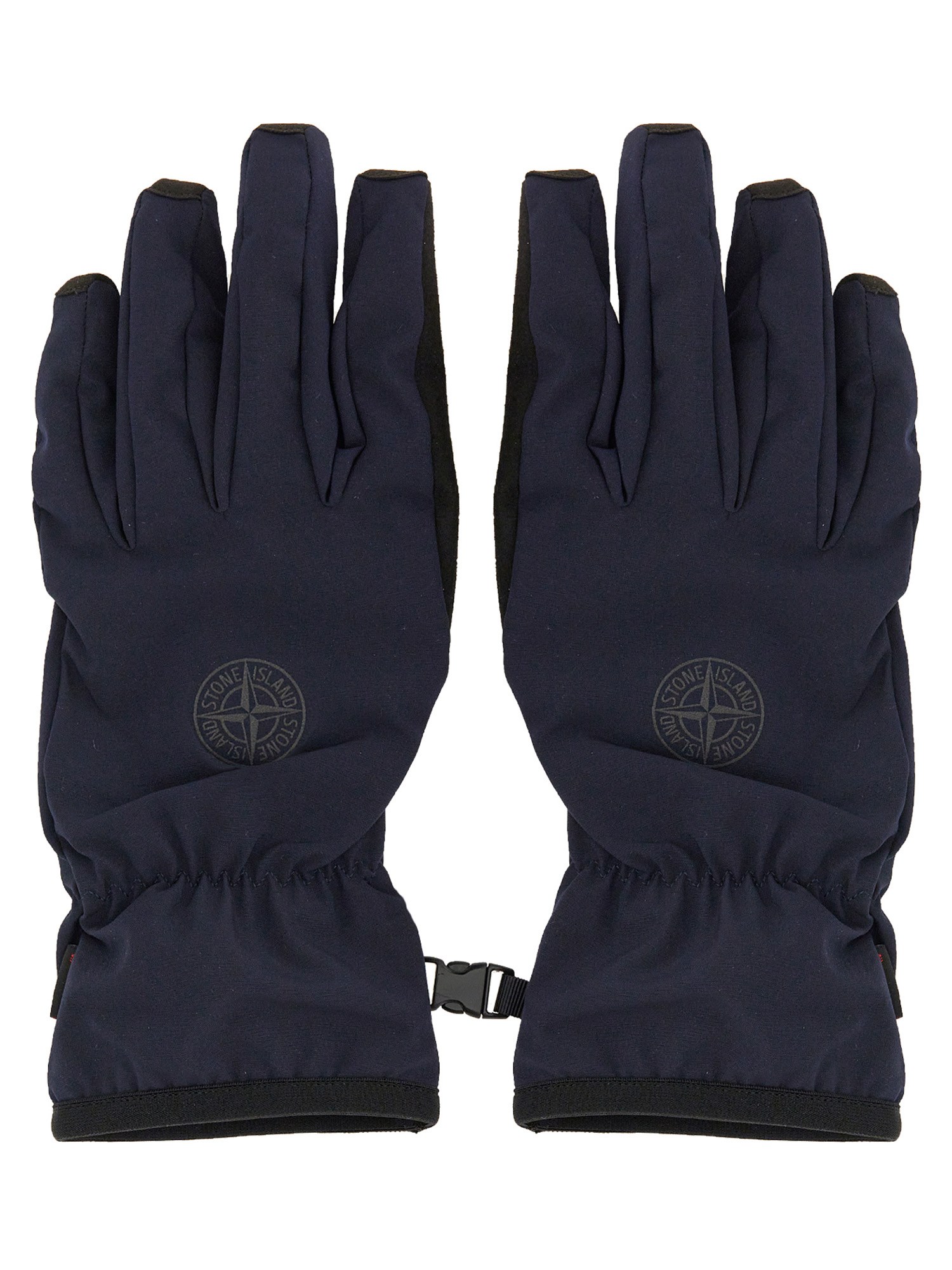 Stone Island stone island technical fabric gloves