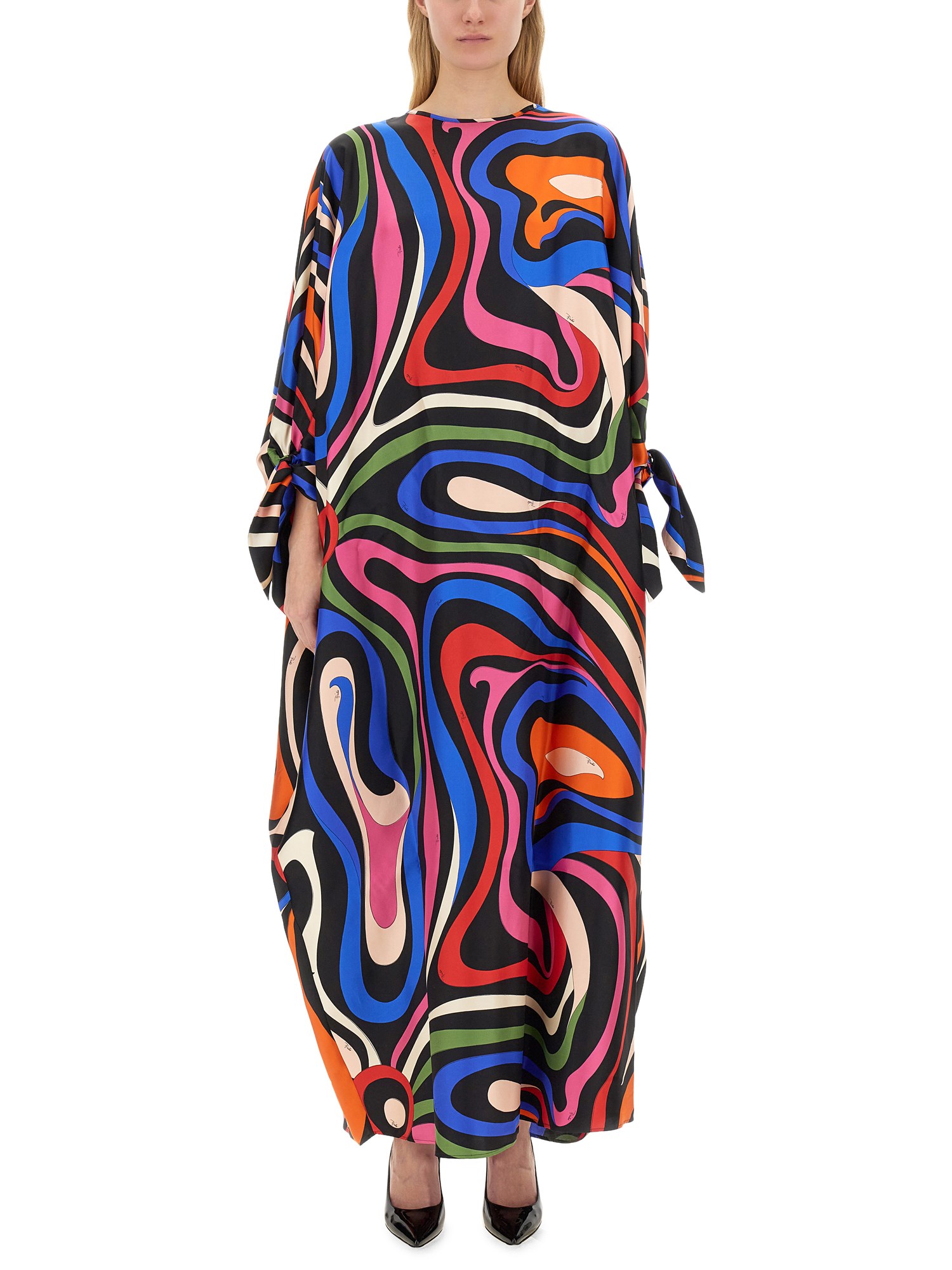 pucci pucci kaftan with logo print