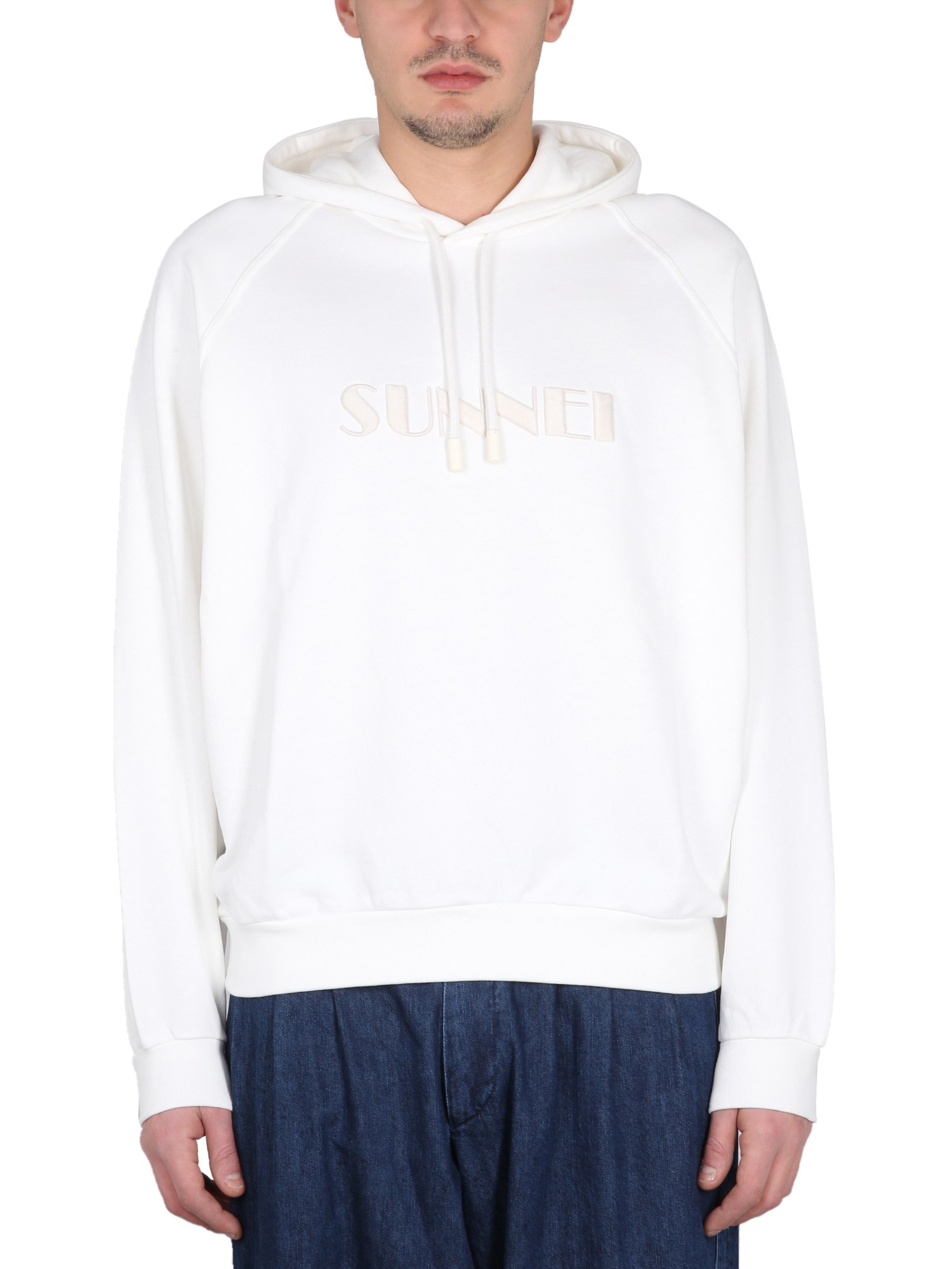 Sunnei sunnei sweatshirt with logo embroidery