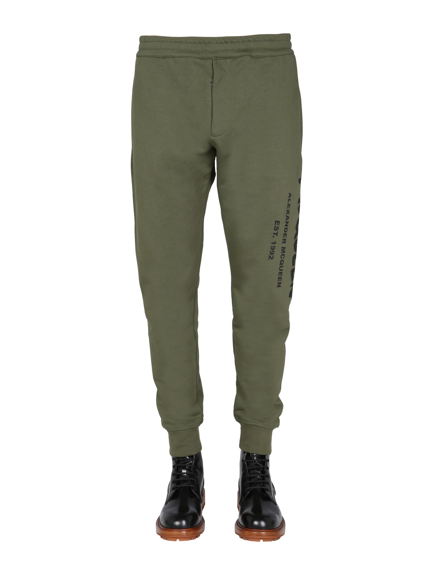 Alexander McQueen alexander mcqueen jogging pants with graffiti logo