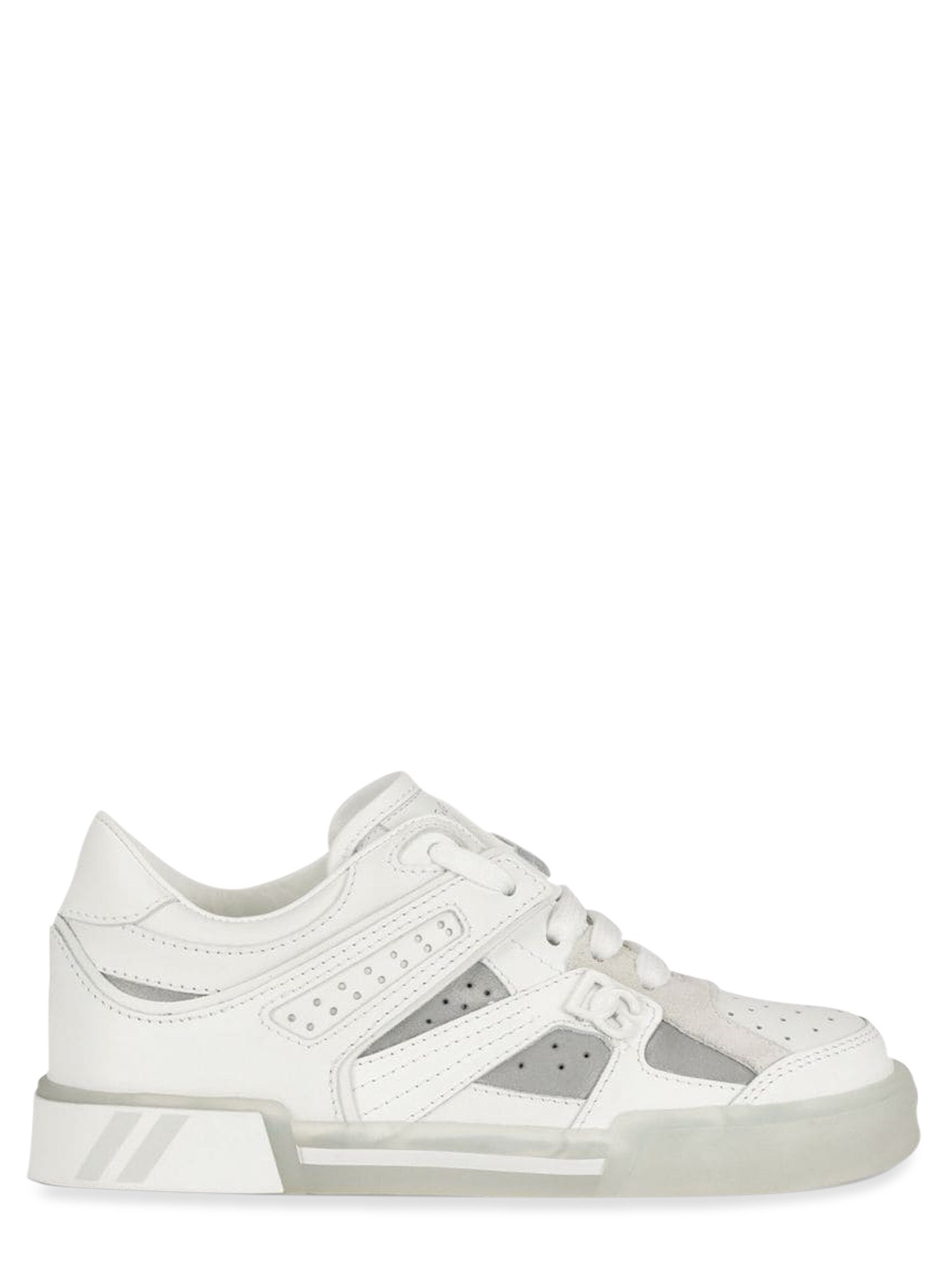 Dolce & Gabbana dolce & gabbana snk low laced v.nap+cro white/silver