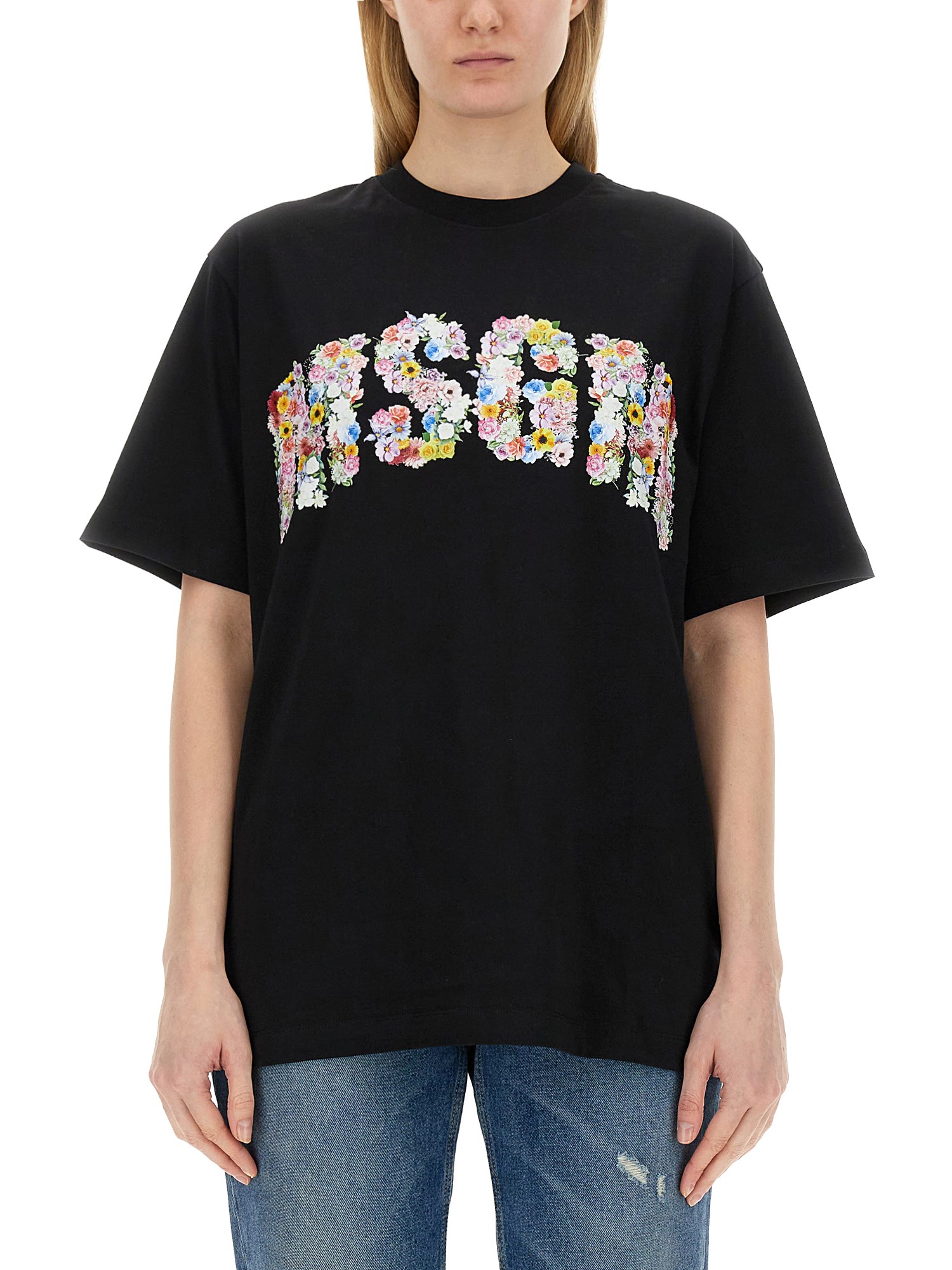 Msgm msgm t-shirt with logo