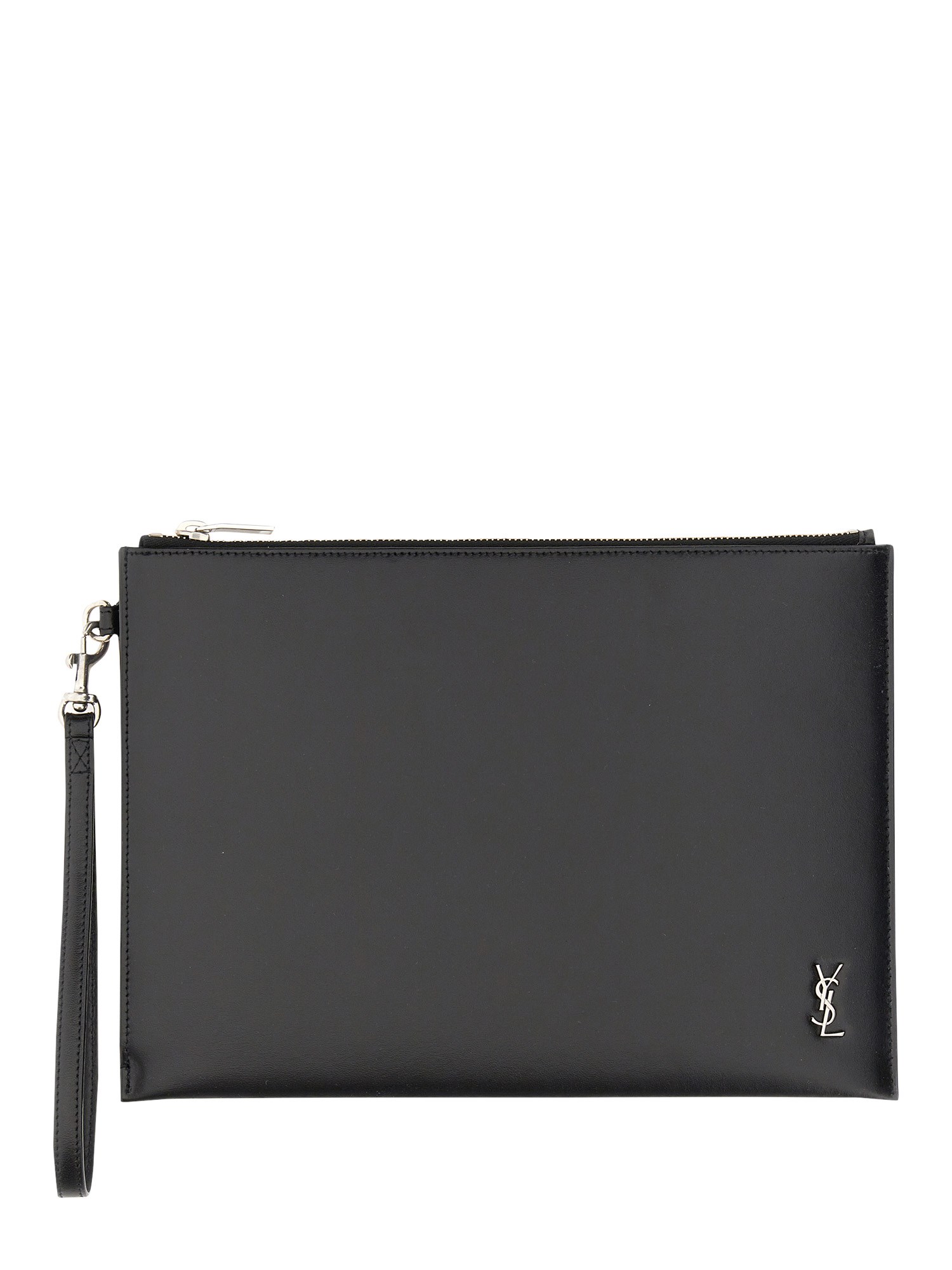 Saint Laurent saint laurent monogram tablet holder