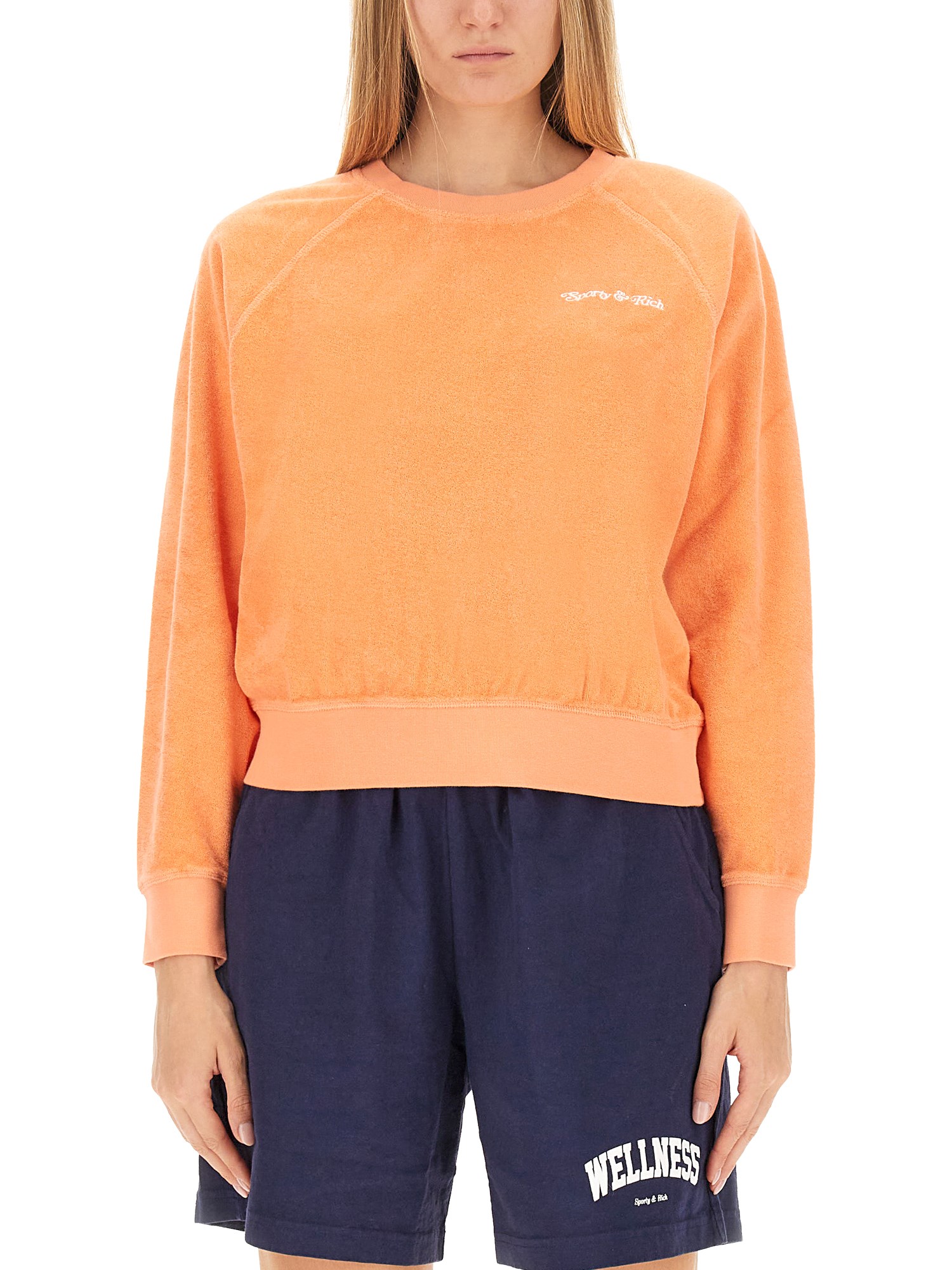 Sporty & Rich sporty & rich sweatshirt with logo