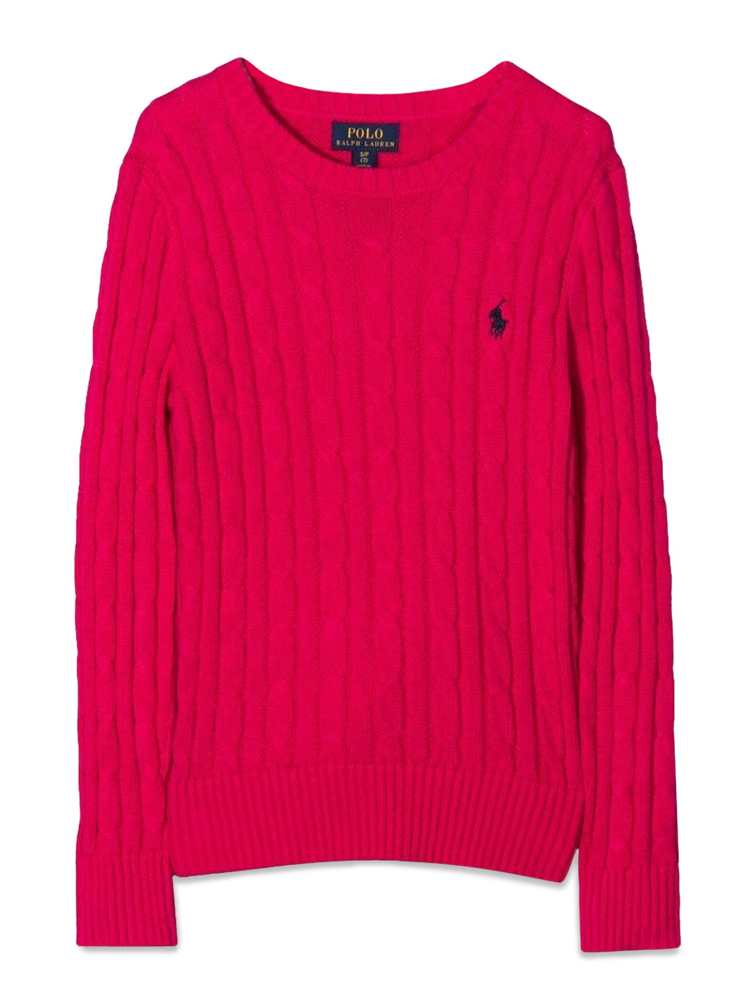 Ralph Lauren ralph lauren maglia in cotone a trecce con logo