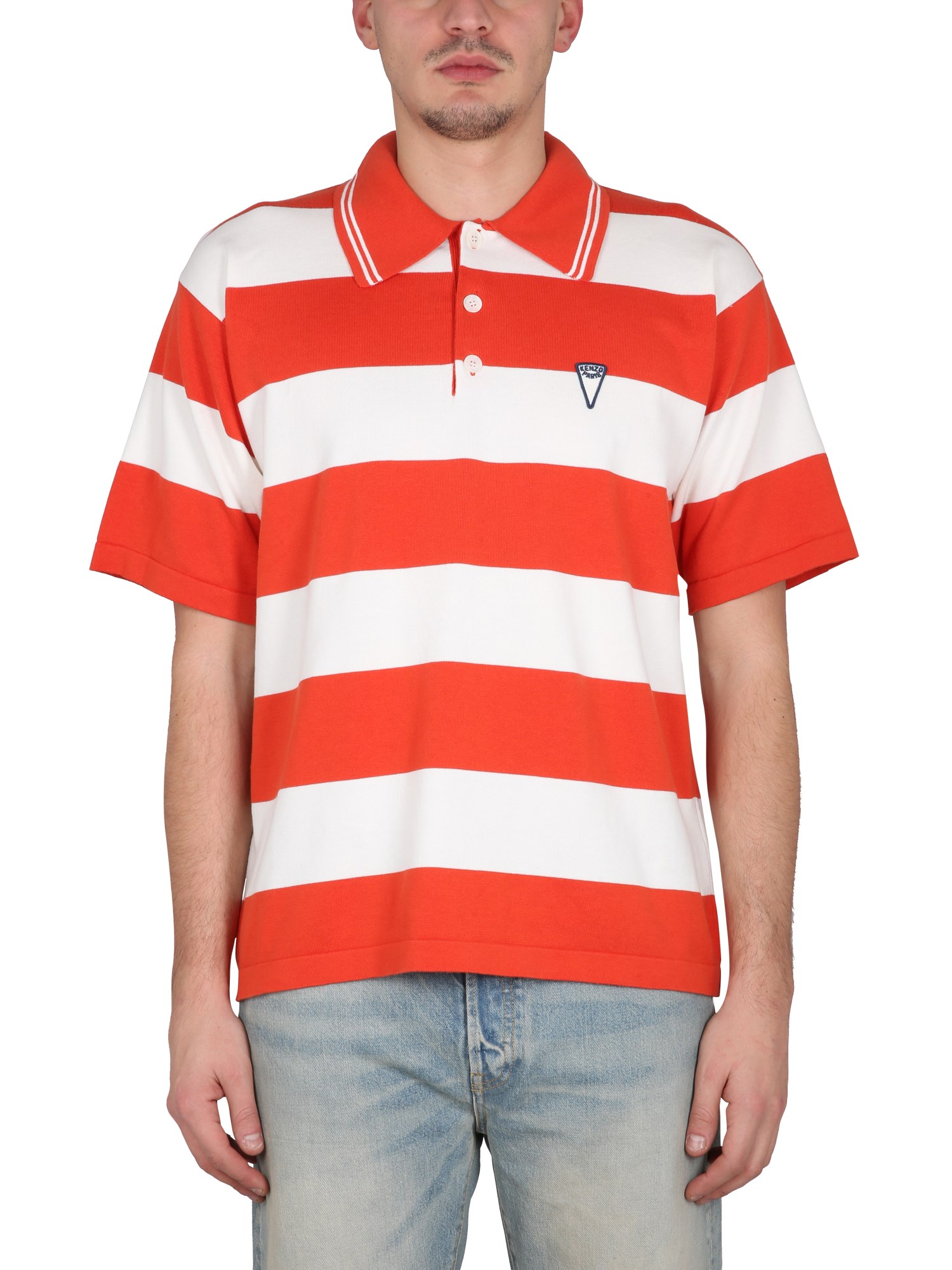 Kenzo kenzo polo shirt 'nautical stripes'