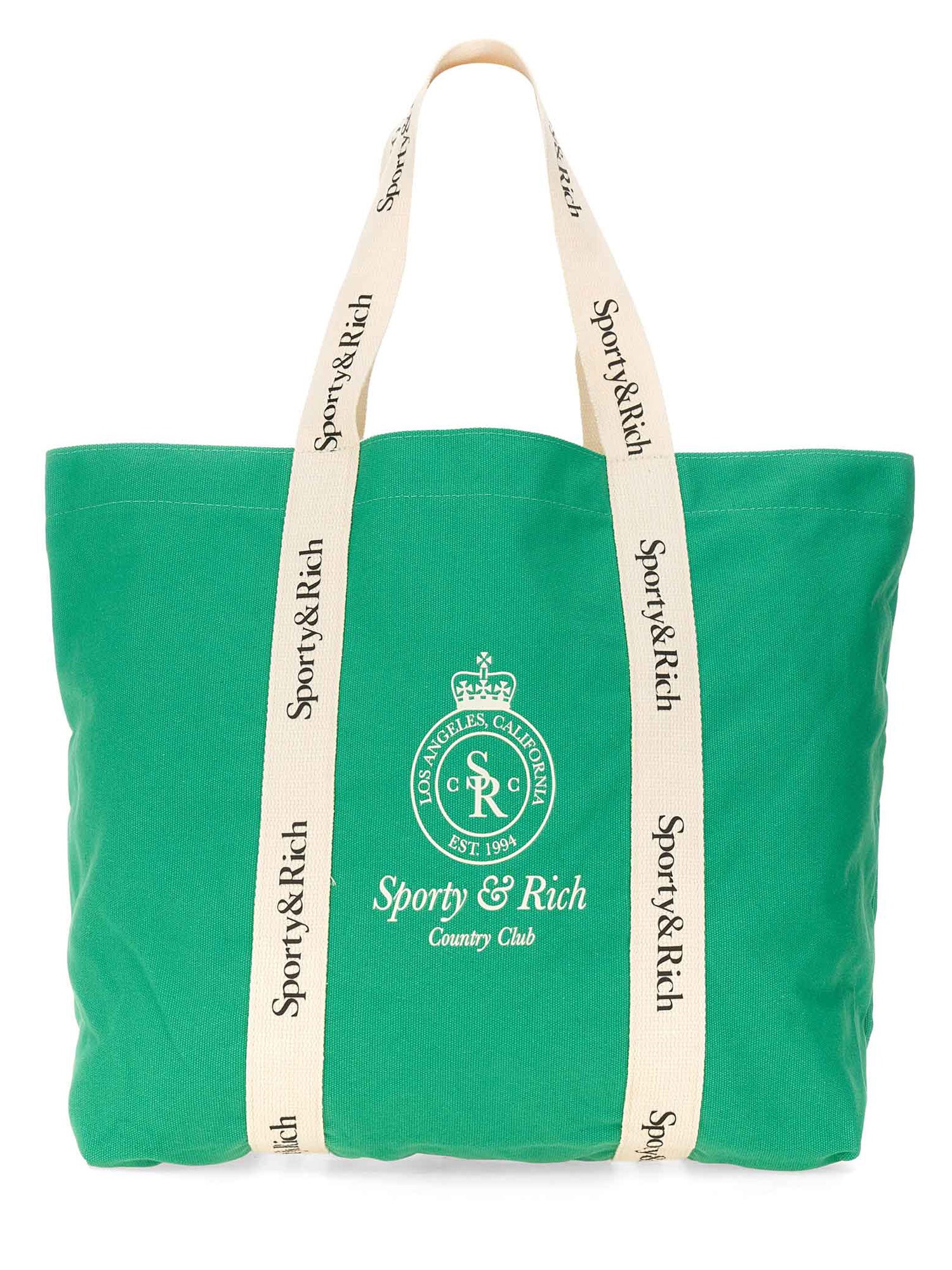 Sporty & Rich sporty & rich "crown logo club" tote bag