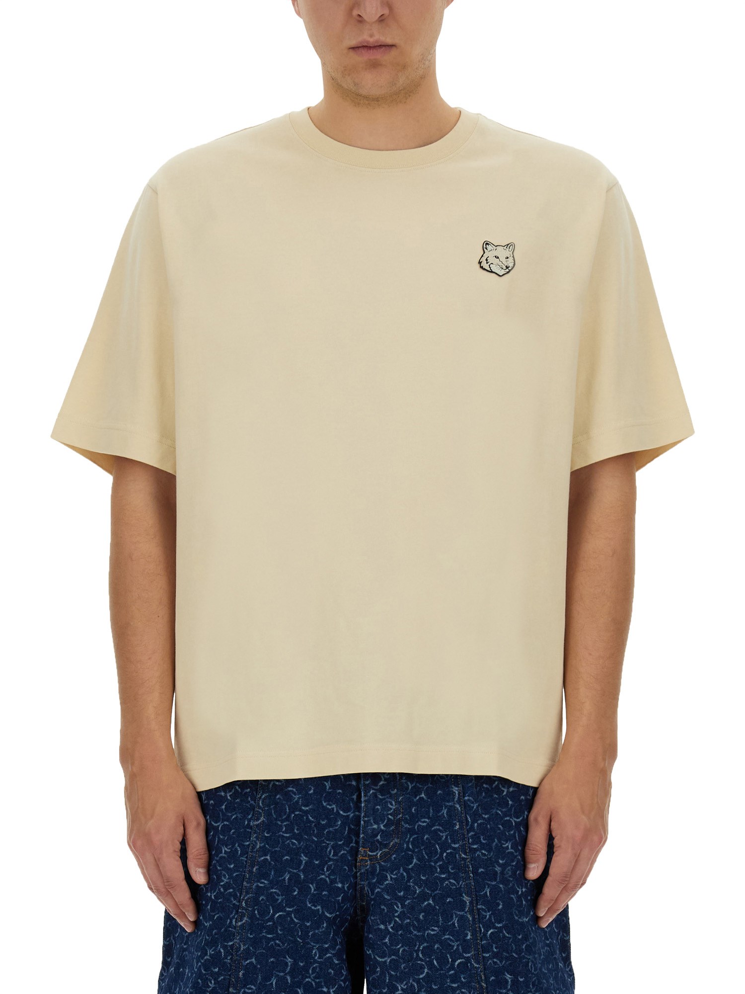 Maison Kitsuné maison kitsuné "fox head" t-shirt