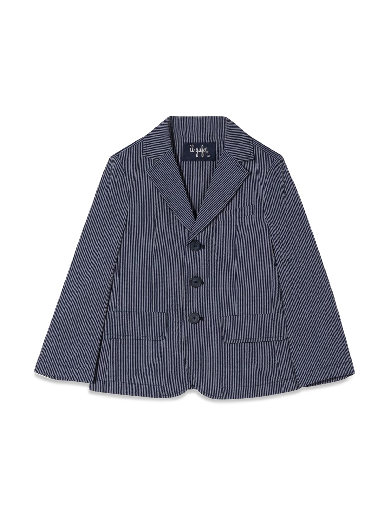 Il Gufo il gufo blue stripe blazer