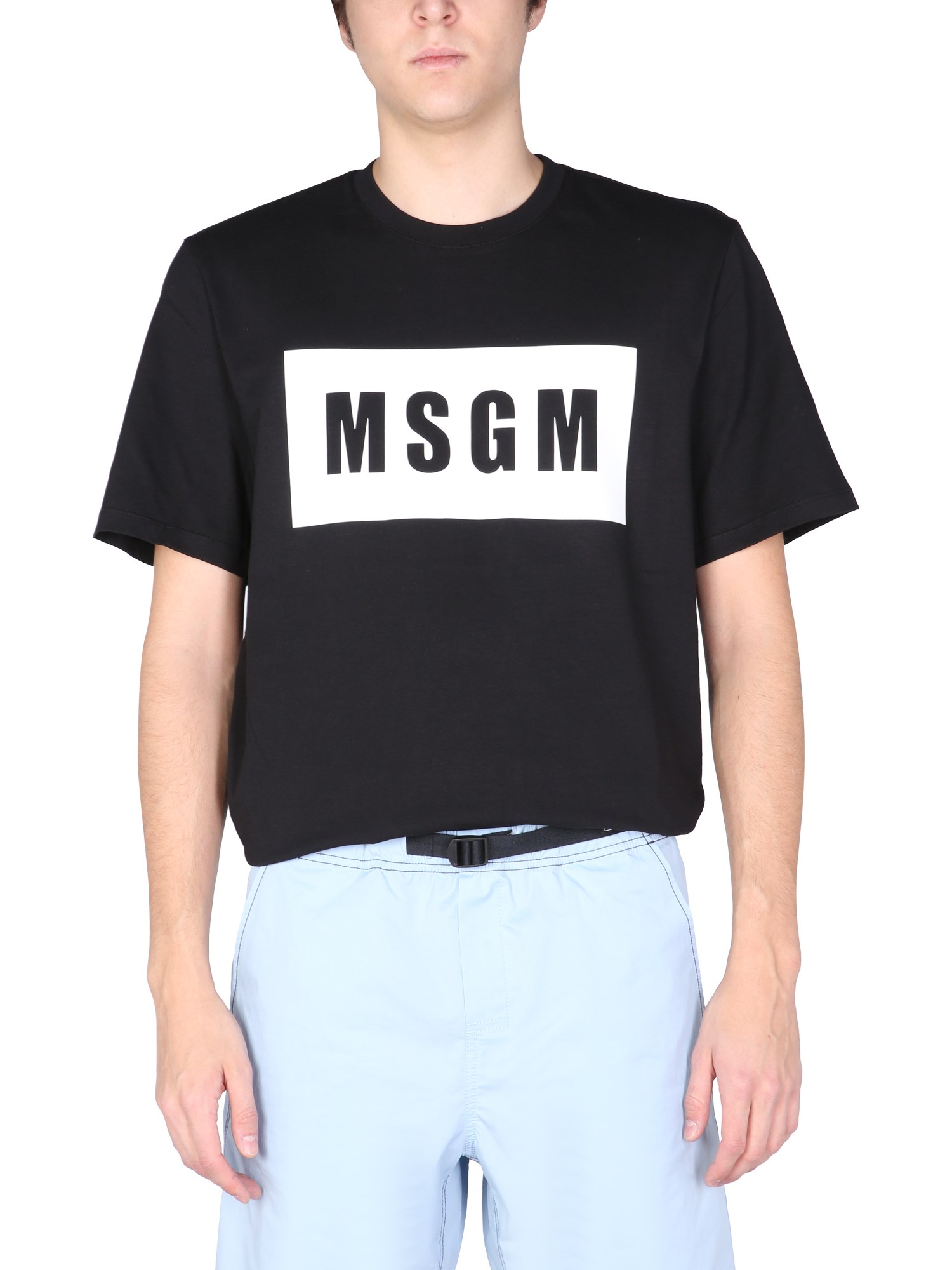 Msgm msgm t-shirt with logo box