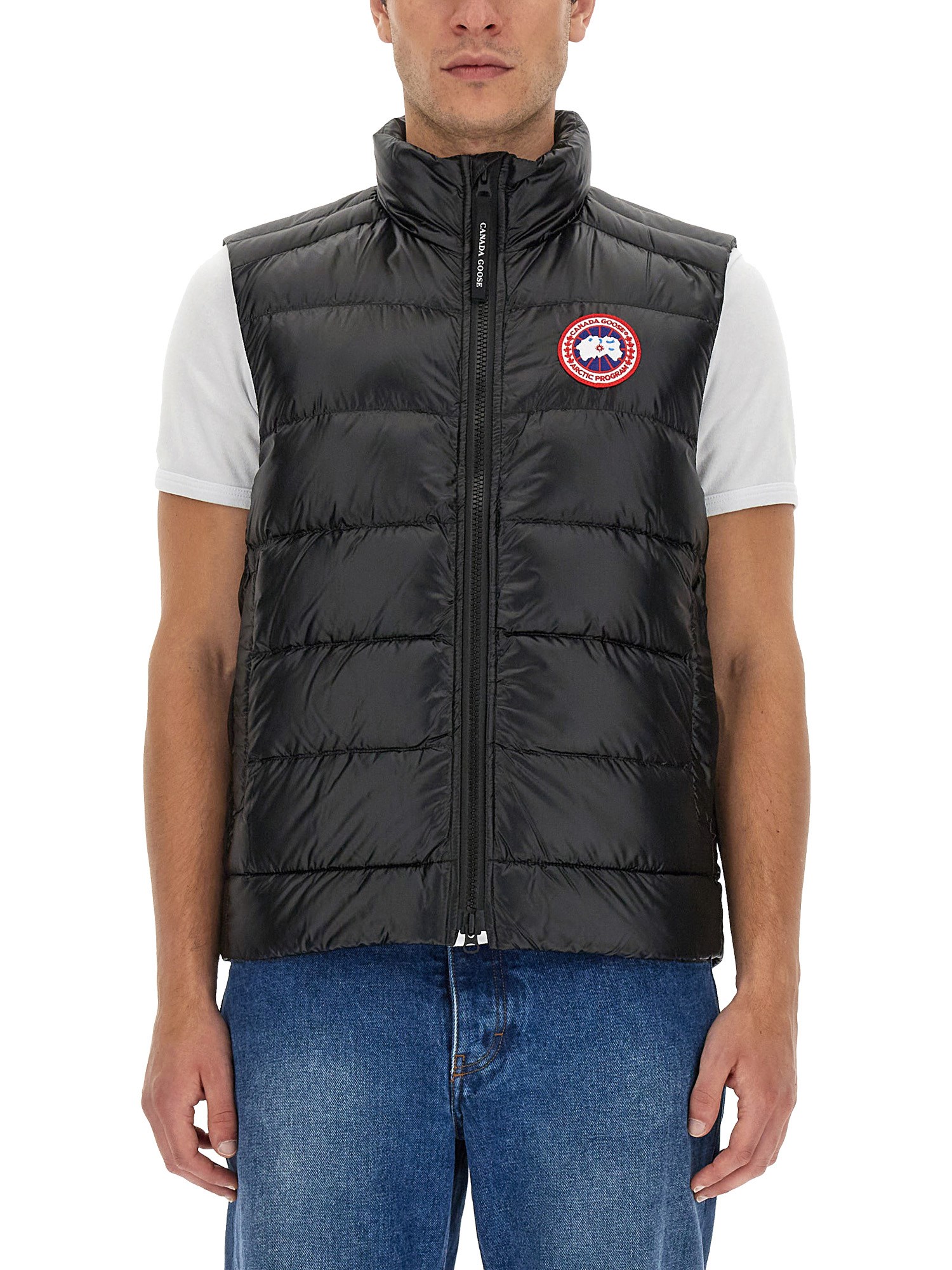 Canada Goose canada goose down vest with logo patch