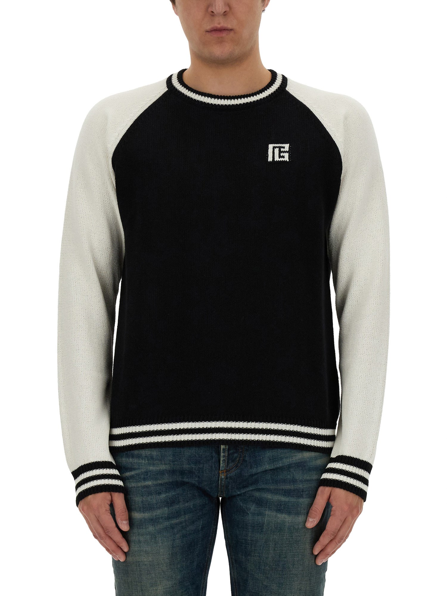 Balmain balmain jersey with logo