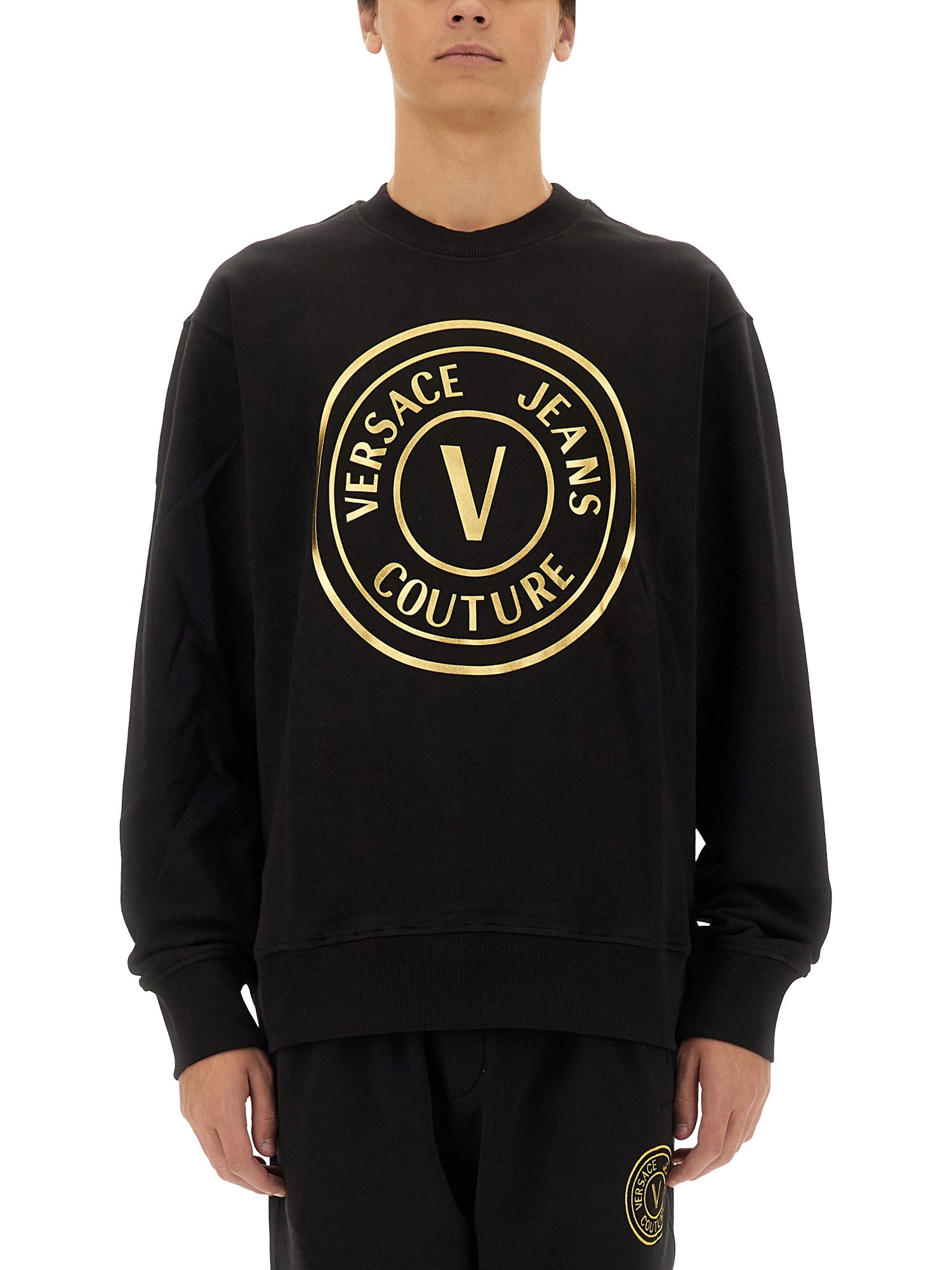 Versace Jeans Couture versace jeans couture "v-emblem" sweatshirt