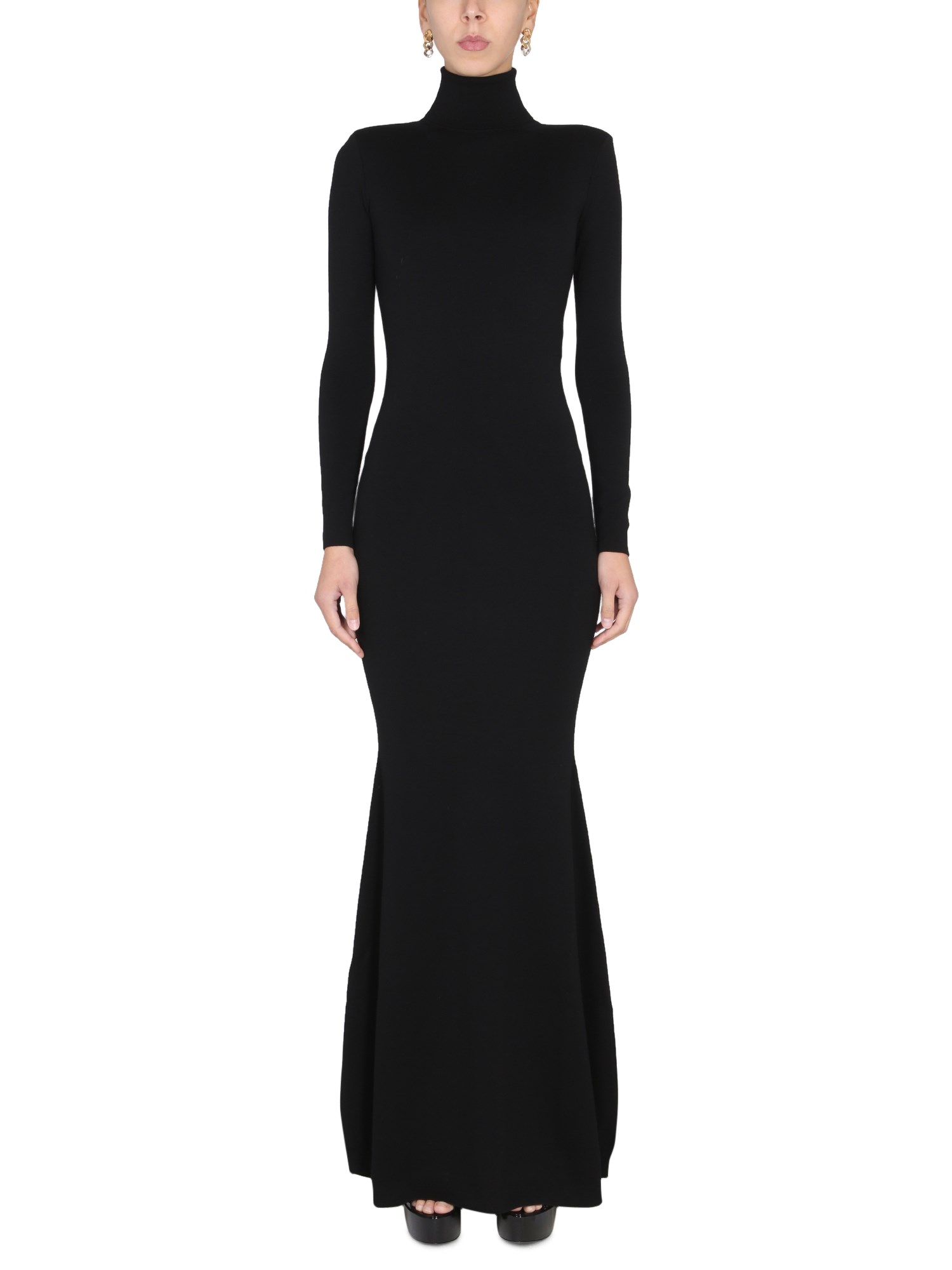 Saint Laurent saint laurent long turtleneck dress