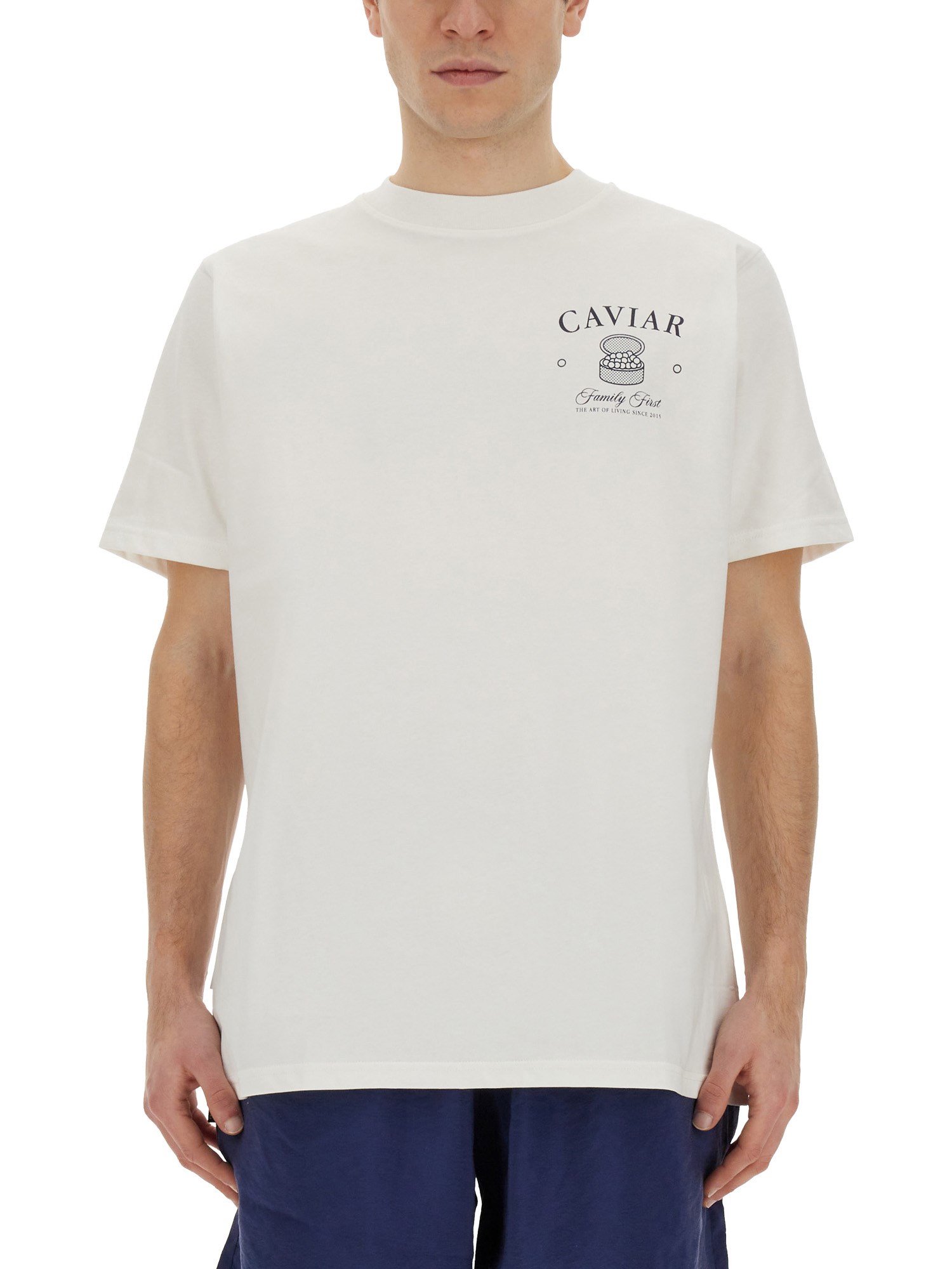 Family First family first t-shirt with "caviar" print