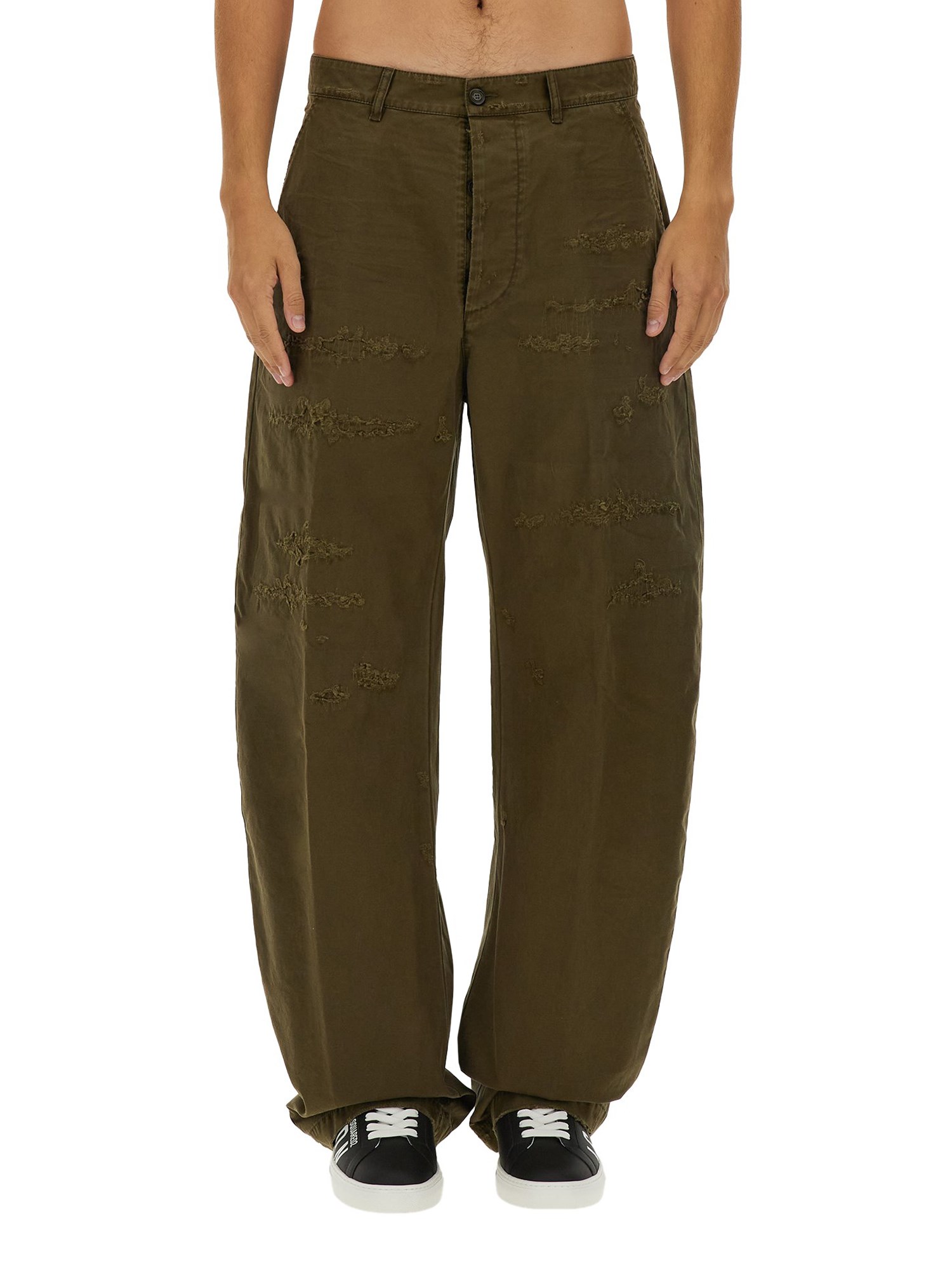 dsquared dsquared ripped big chino pants