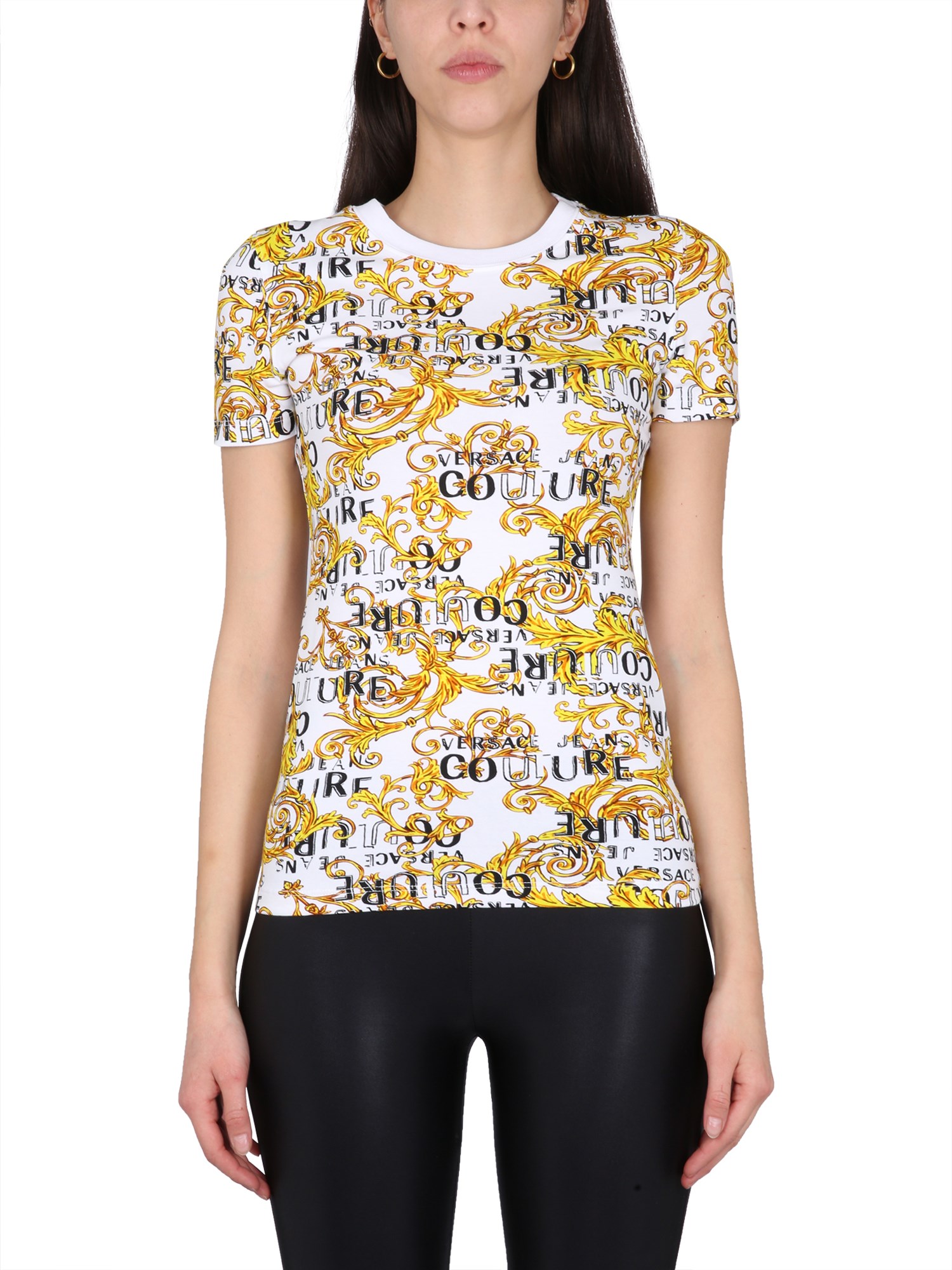 Versace Jeans Couture versace jeans couture couture logo print t-shirt