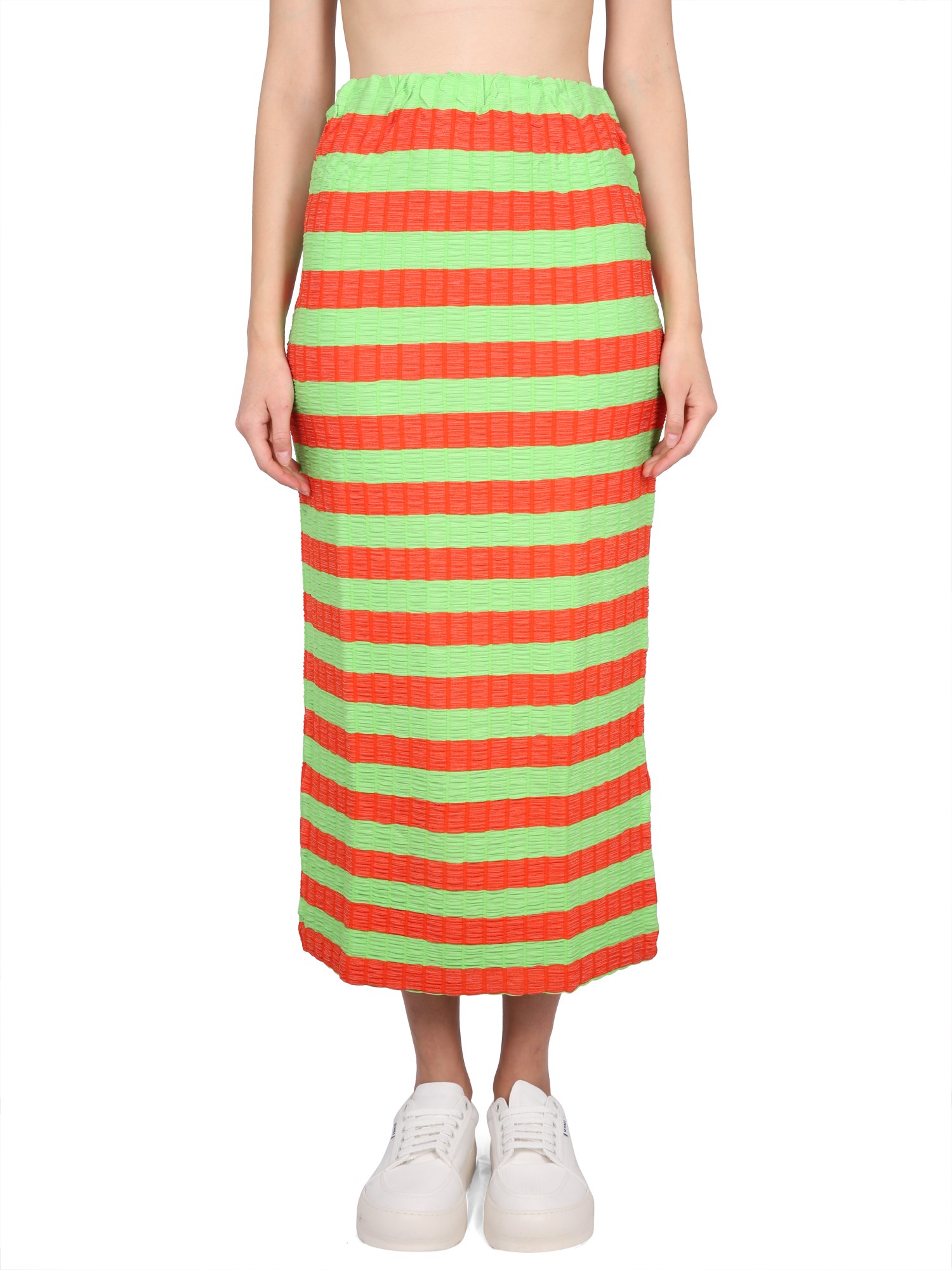 Sunnei sunnei striped skirt