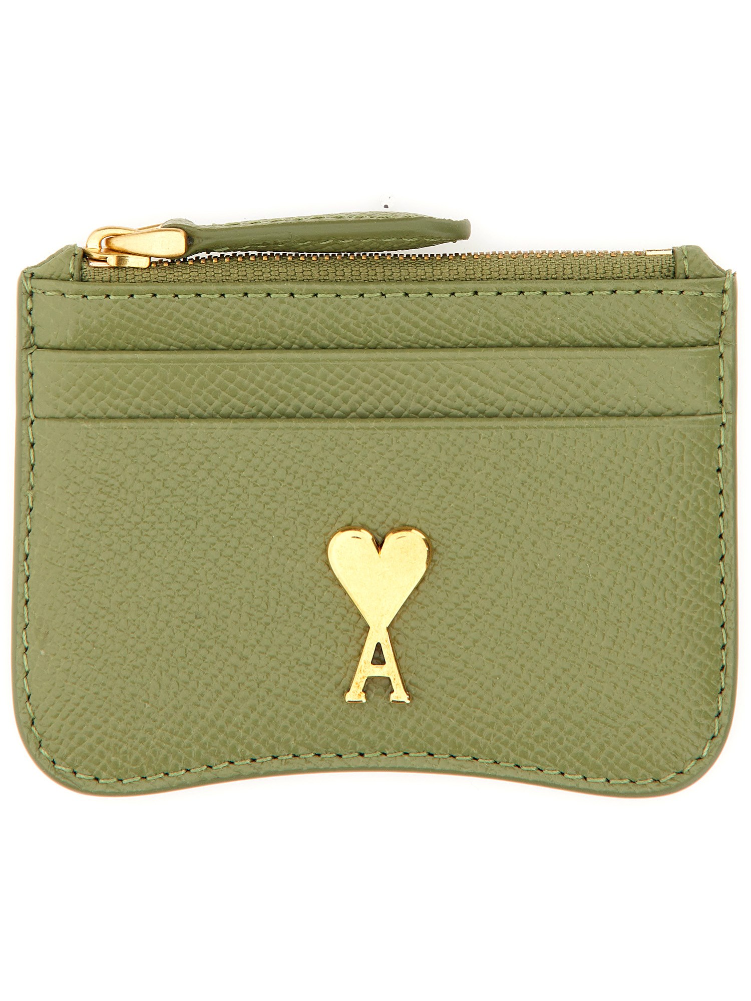 Ami Paris ami paris zippered card case "ami de coeur"